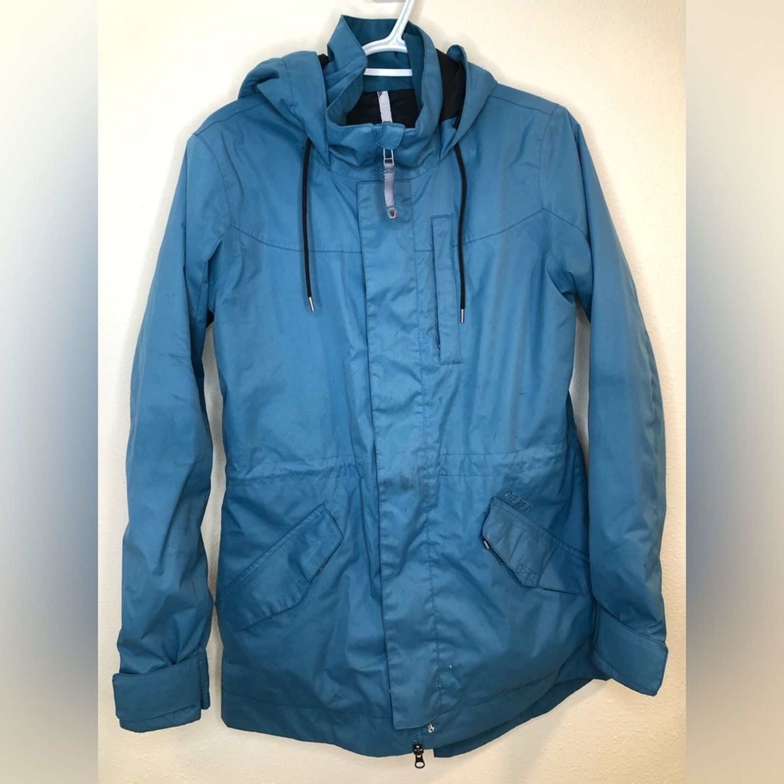 Burton Burton Womens The White Collection-DryRide Blue Jacket-Large Size L / US 10 / IT 46 - 2 Thumbnail