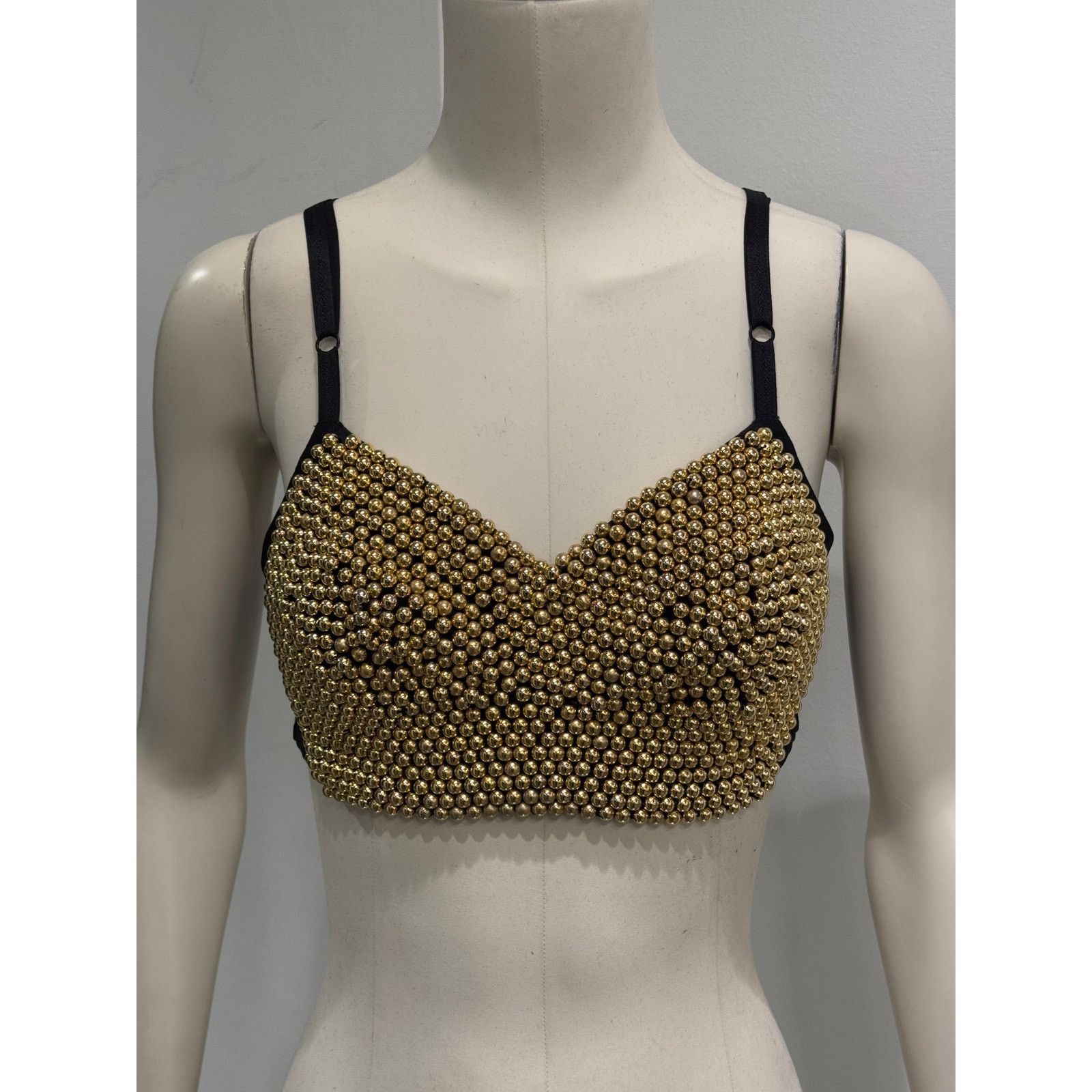 Dolce & Gabbana S/S1992 Dolce & Gabbana runway pearl corset bustier top Size M / US 6-8 / IT 42-44 - 2 Thumbnail