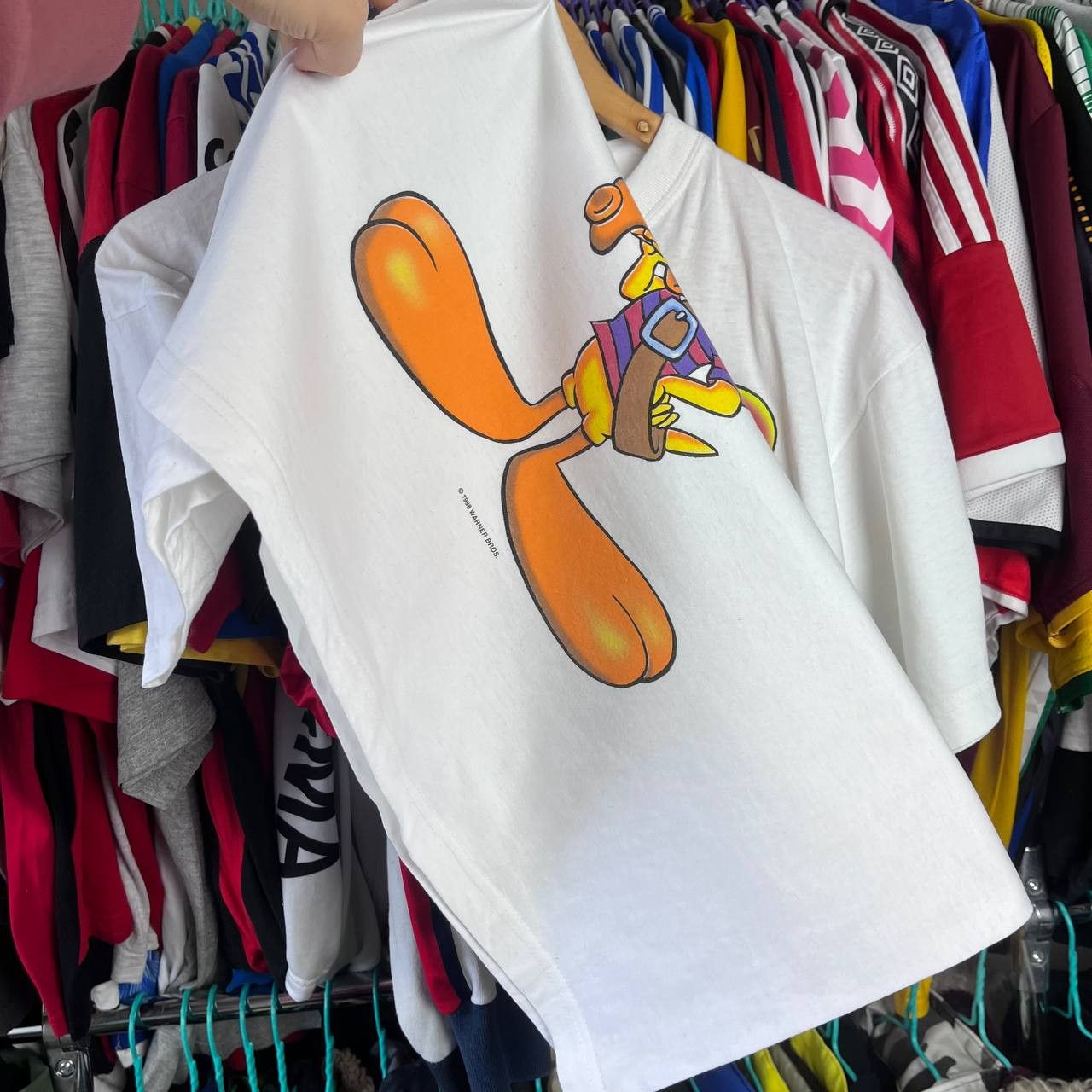 Vintage Vintage 1998 Looney Tunes Warner Bros Tweety Bird Tshirt Size US L / EU 52-54 / 3 - 6 Thumbnail