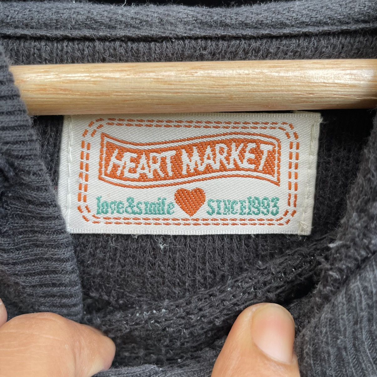 45rpm × Japanese Brand 💥Japanese Brane Heart Market Sweatshirt Pullover Jacket Size US M / EU 48-50 / 2 - 6 Thumbnail