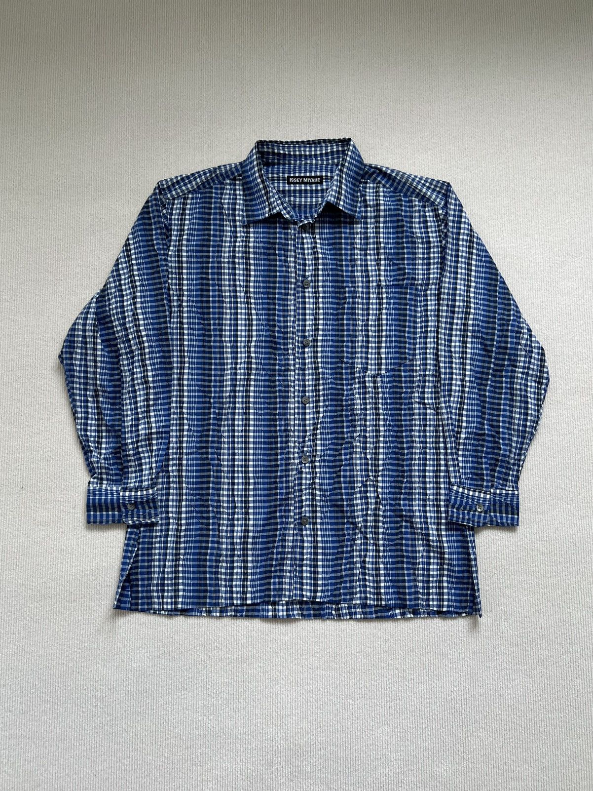 Vintage Issey Miyake textured shirt Size US L / EU 52-54 / 3 - 2 Thumbnail