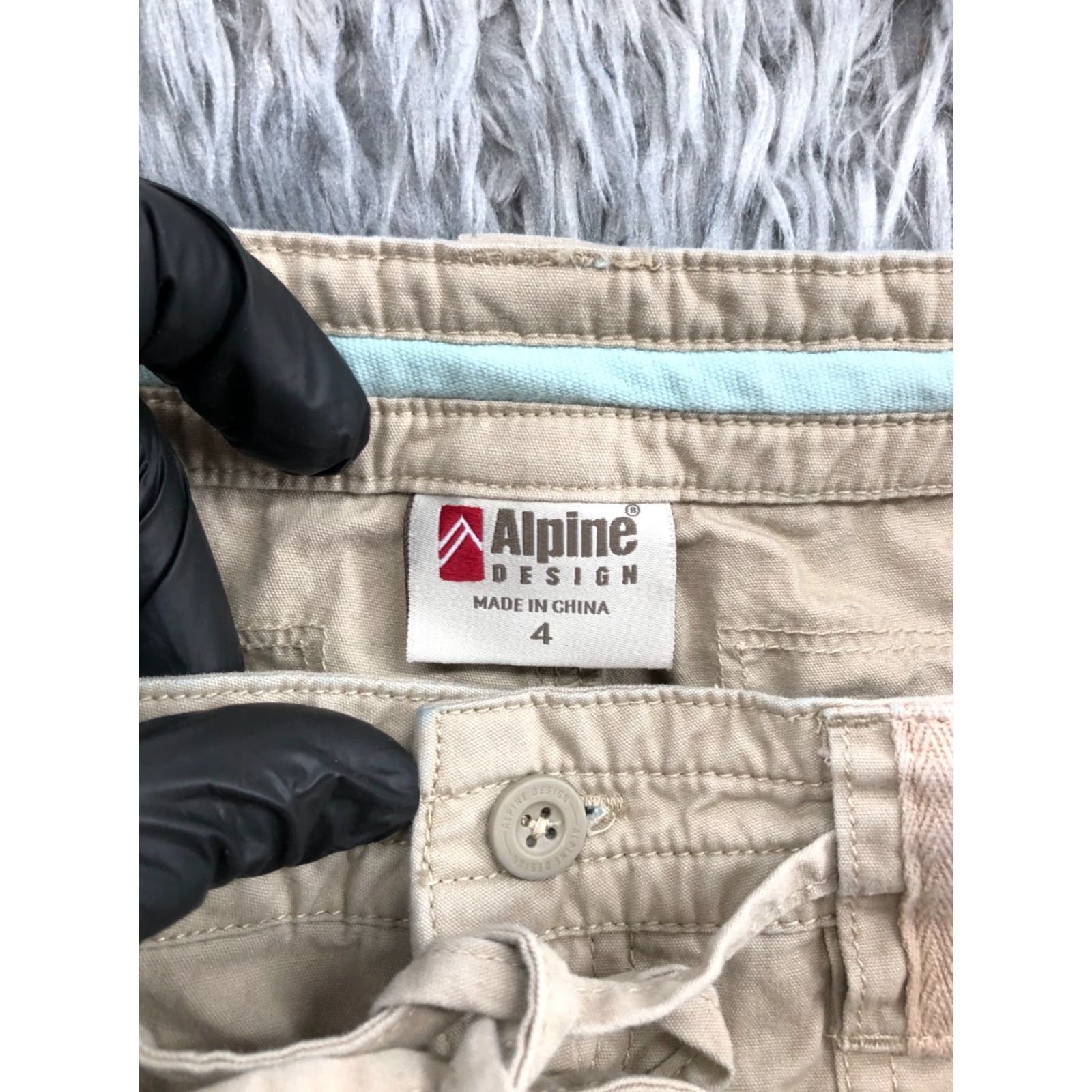 Vintage Alpine Design Shorts Womens Size 4 Mid Rise Medium Wash Beige Size 27" / US 4 / IT 40 - 5 Thumbnail