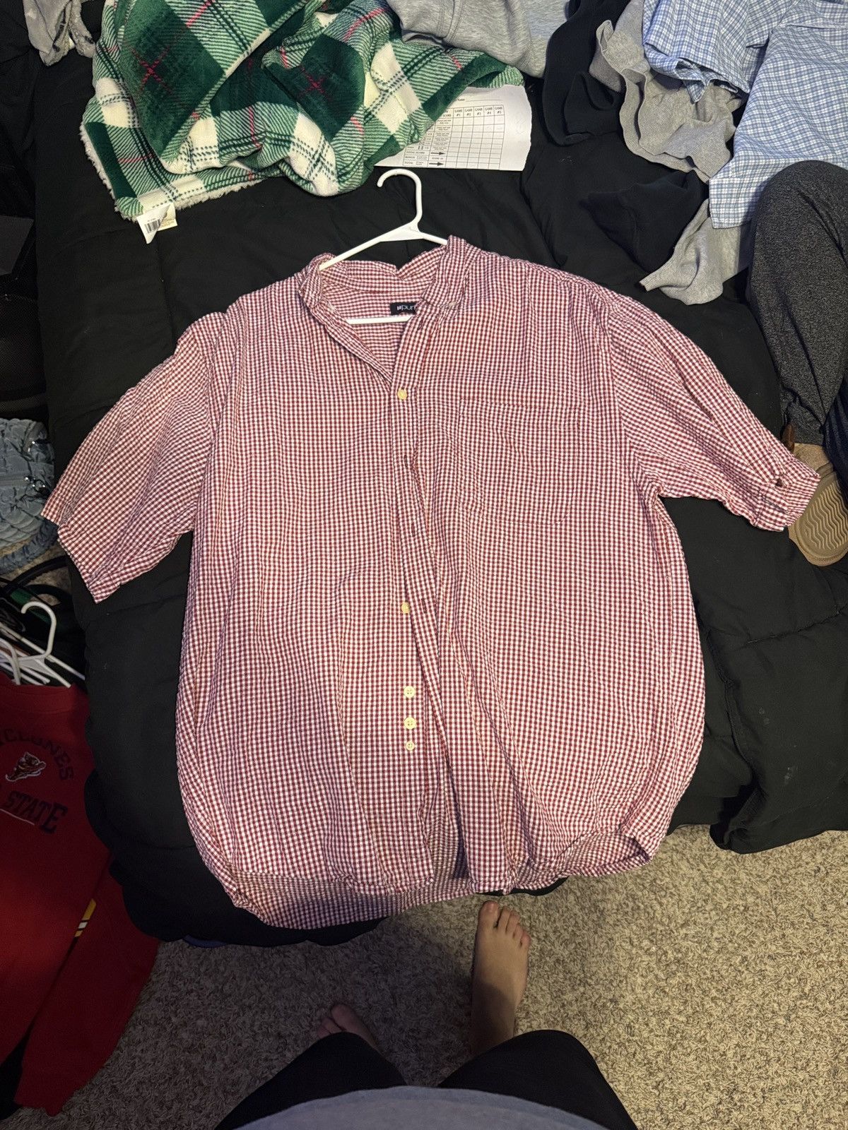 Other Large Red button up combo with Small Blue button up Size US L / EU 52-54 / 3 - 1 Thumbnail