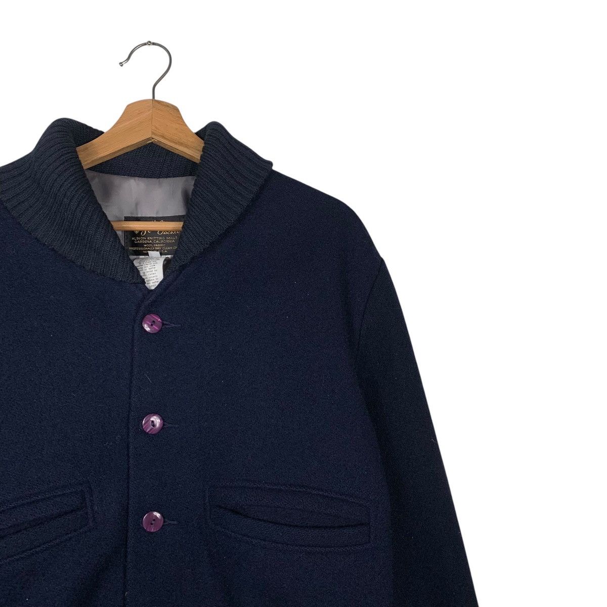 Vintage Vintage Made In USA Albion Knitting Mills Bomber Jacket Size US S / EU 44-46 / 1 - 5 Thumbnail