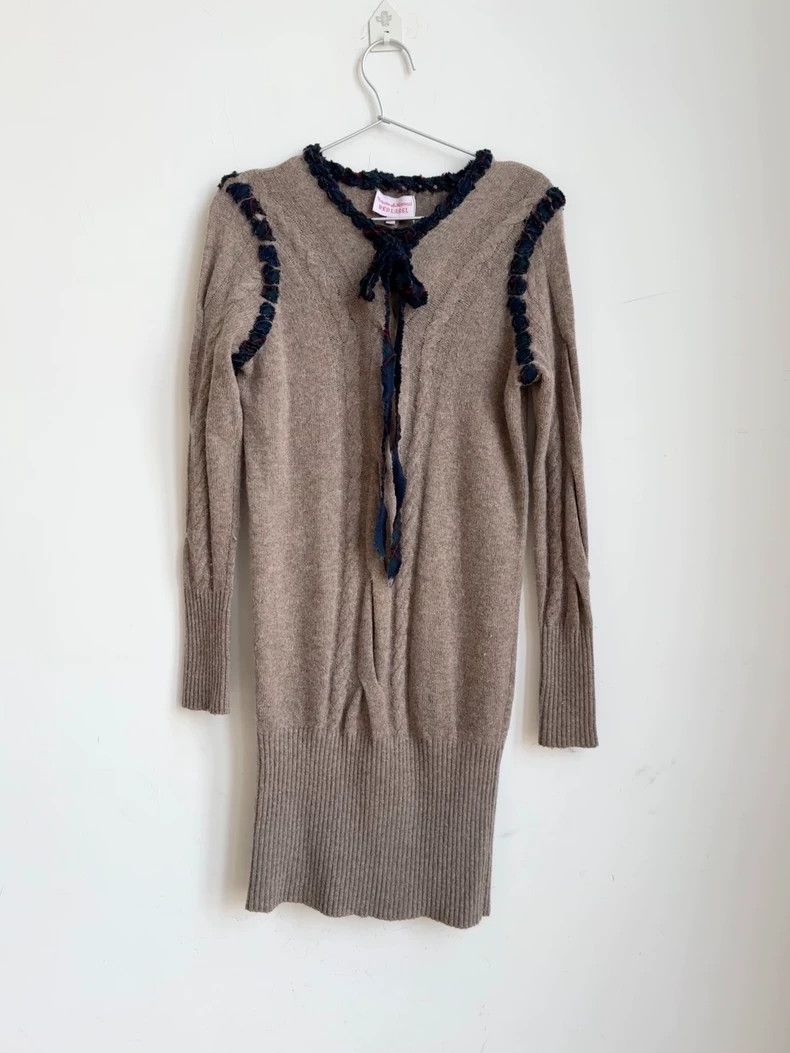 Vivienne Westwood size2 Kaki knitted dress
