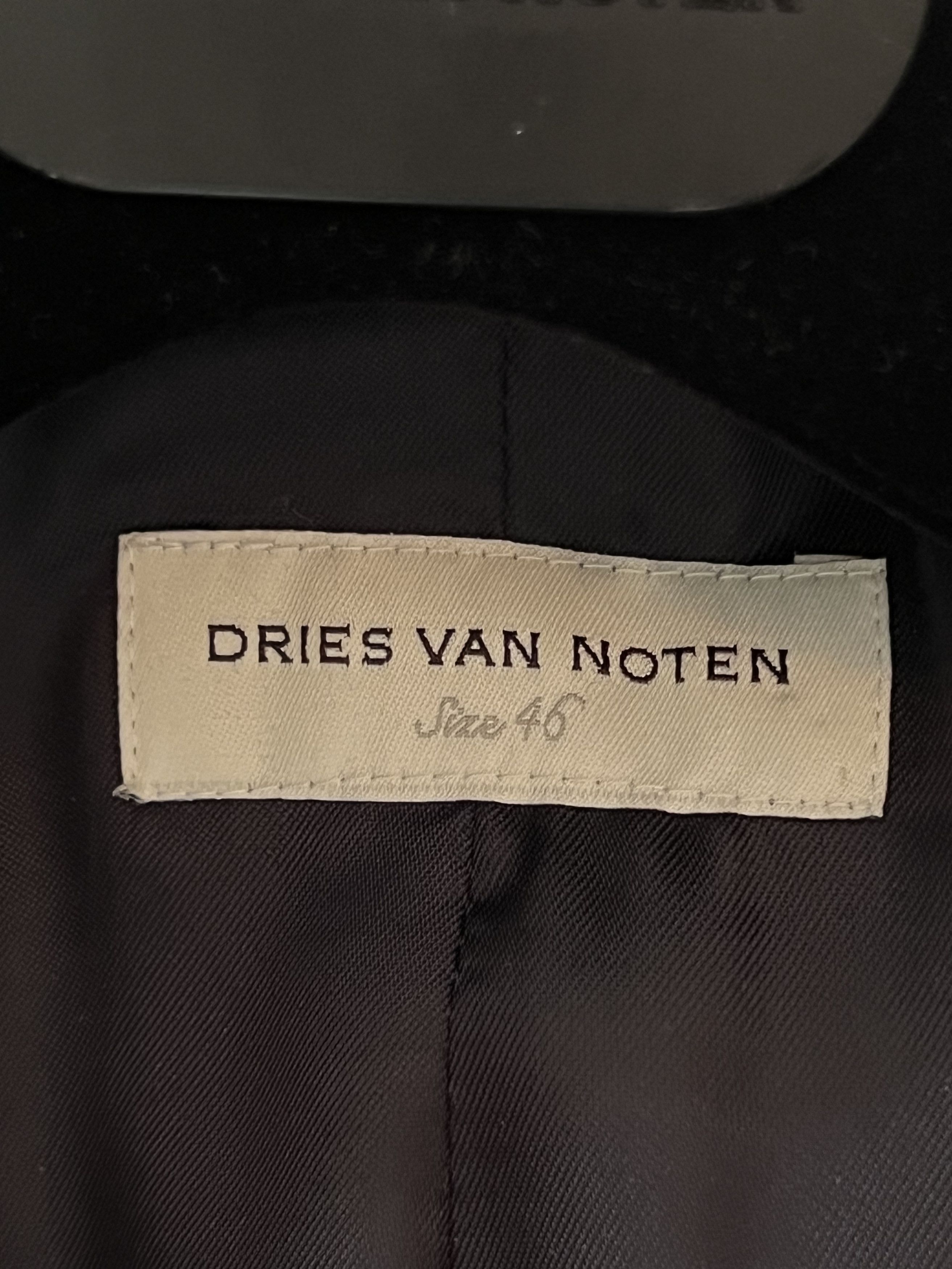 Dries Van Noten Dries van Noten blazer in dark navy (size 46) Size 36R - 3 Thumbnail