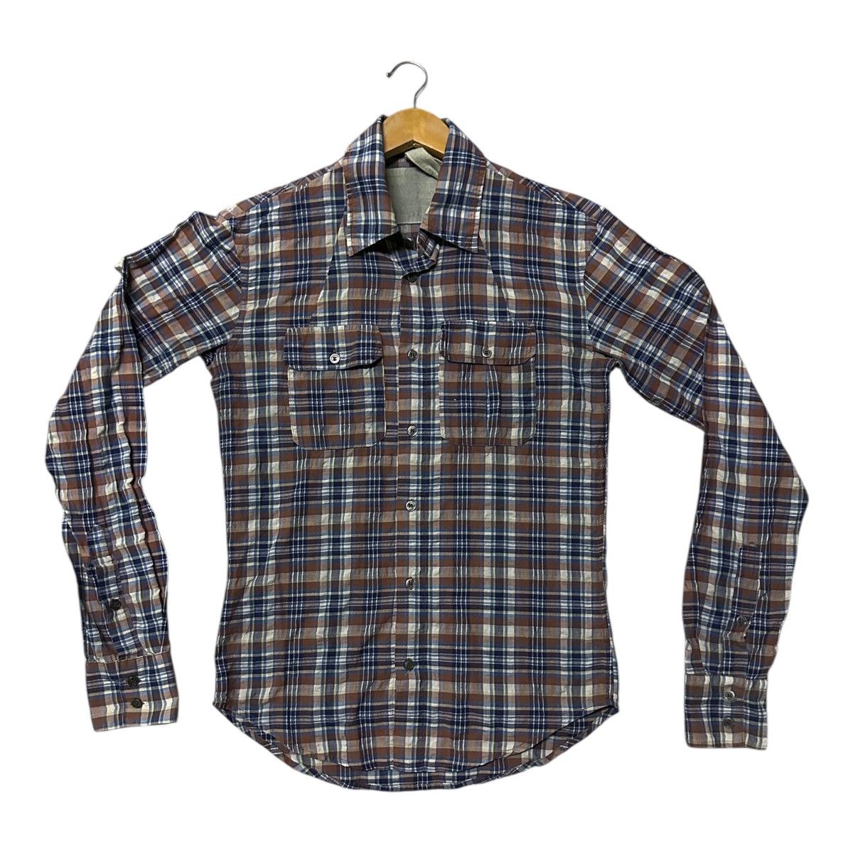 GOA GOA button snap long sleeved plaid double pocket Size US M / EU 48-50 / 2 - 1 Thumbnail