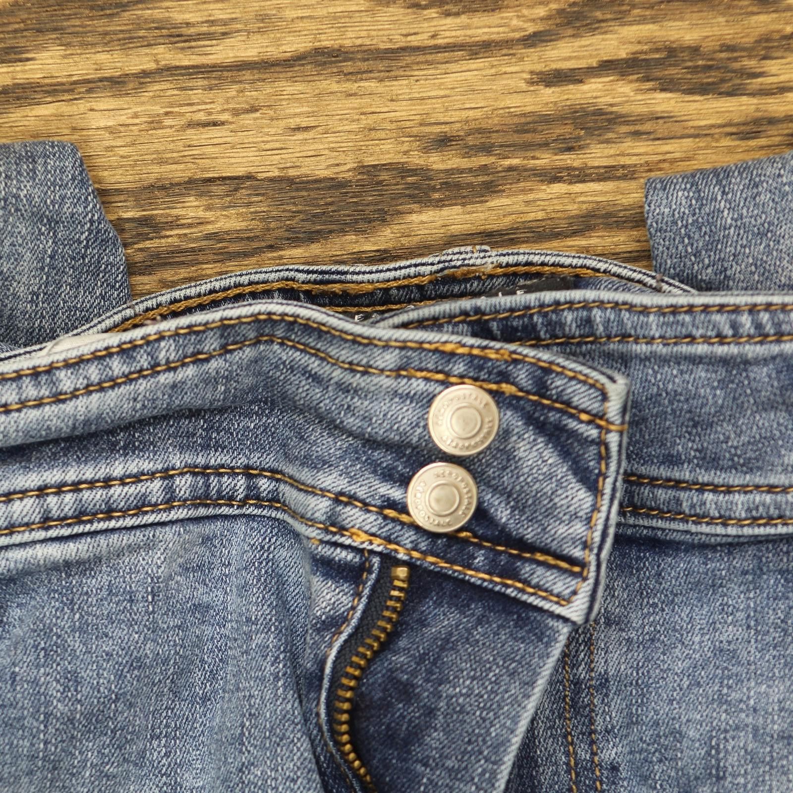 Aeropostale Aeropostale Super Low Rise Cassie Flare Jeans Light Blue 16 Size 38" / US 16 / IT 52 - 5 Thumbnail