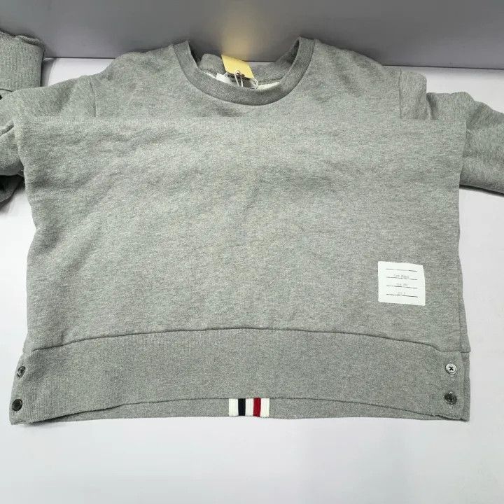 Thom Browne Thom Browne Gray Long Sleeve Sweatshirt for Men -2507 Size US L / EU 52-54 / 3 - 4 Thumbnail