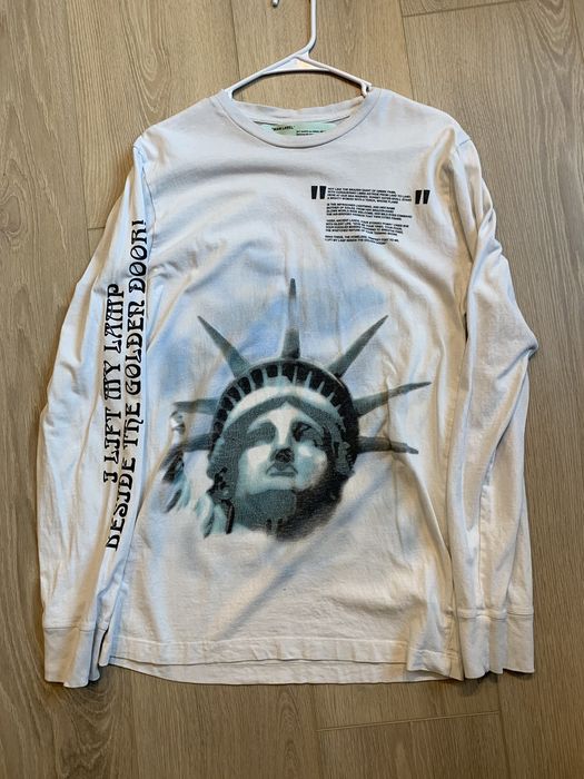 Off white statue of liberty store long sleeve