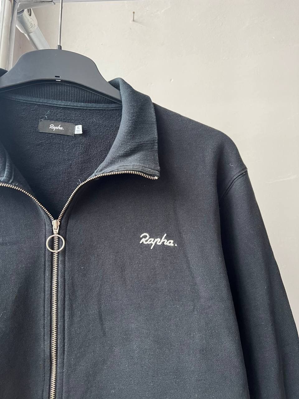 Rapha RAPHA COTTON MENS BIKE CYCLING FULL ZIP JACKET LONG SLEEVE Size US XL / EU 56 / 4 - 6 Thumbnail