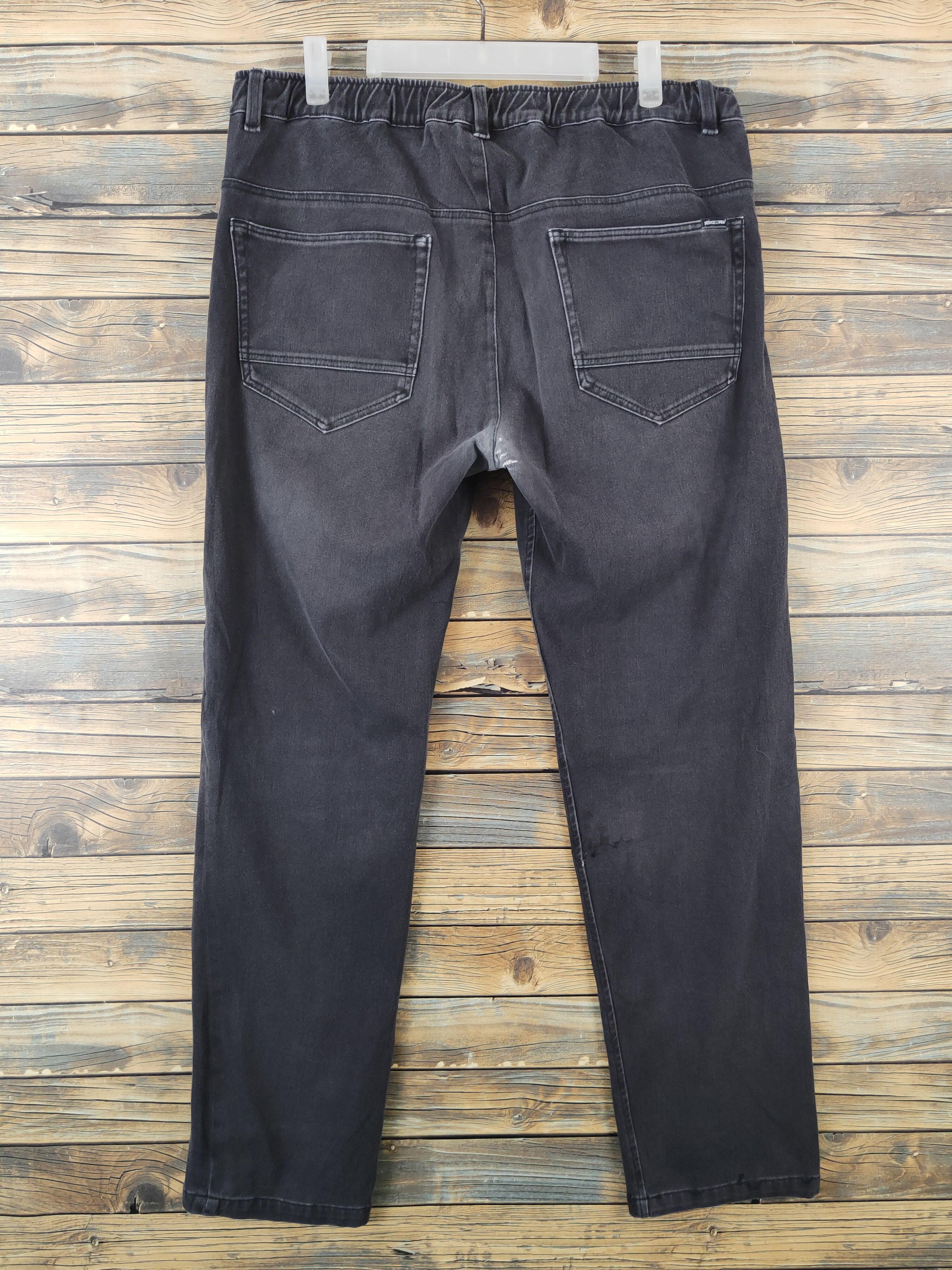 DC Dcshoecousa Black Distressed Soft denim Jeans #W1860 Size US 34 / EU 50 - 7 Thumbnail