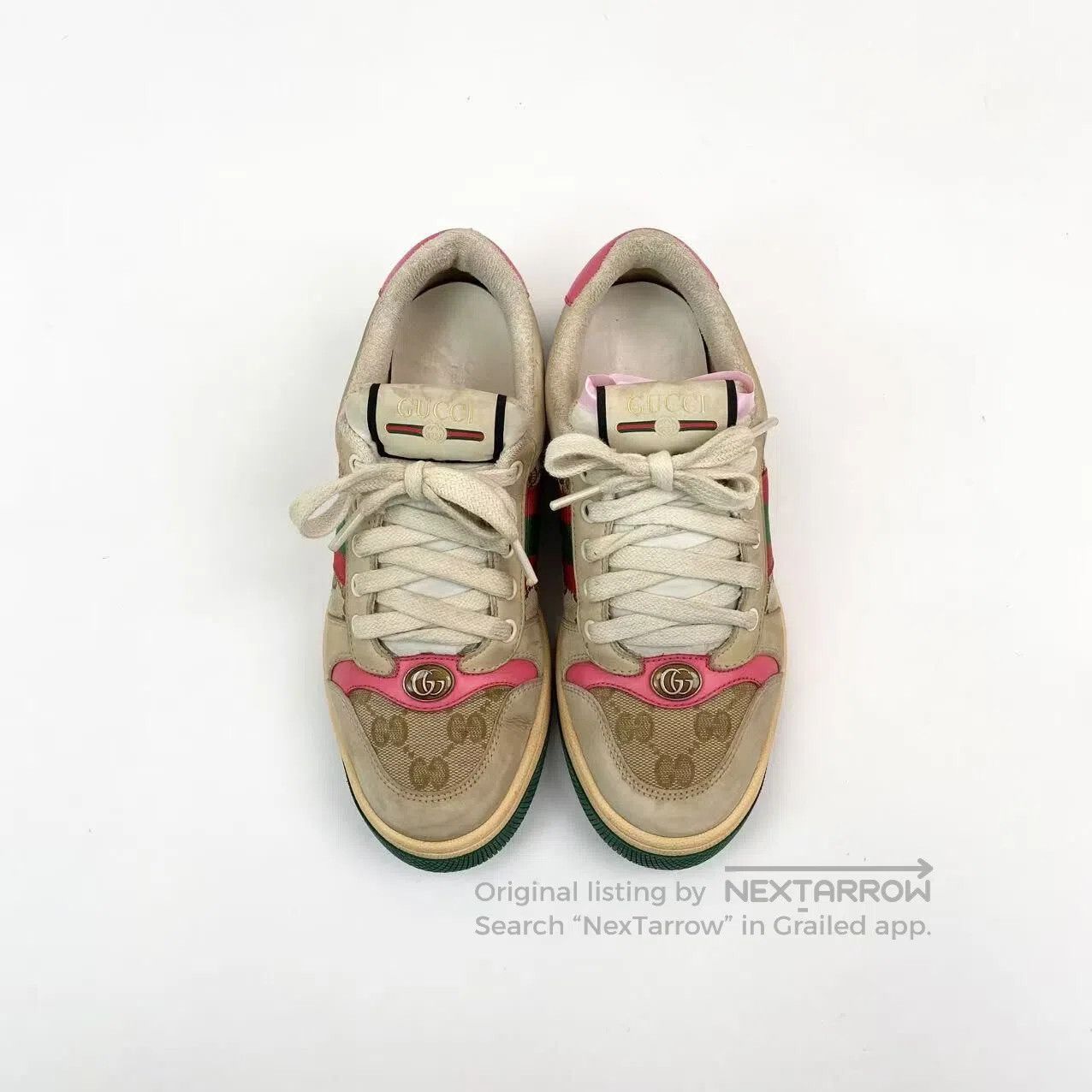 Gucci Guicci Double G old dirty dirty board shoes| Size US 5.5 / IT 35.5 - 3 Thumbnail