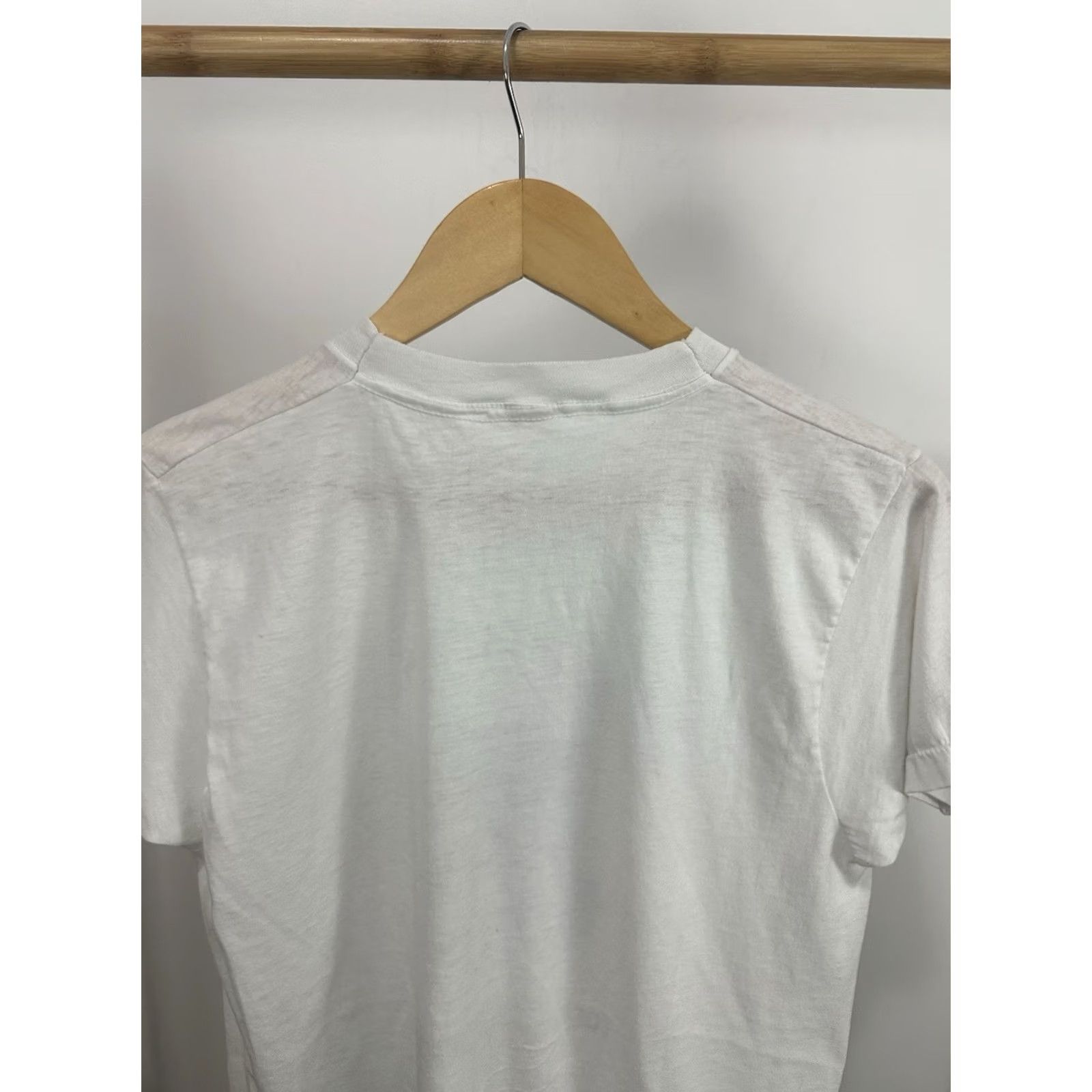 Vintage VTG 80s Happiness Is A Yorkshire Terrier Dog Canine Paper Thin Burnout T-Shirt M Shirt Mens White Size US M / EU 48-50 / 2 - 5 Thumbnail