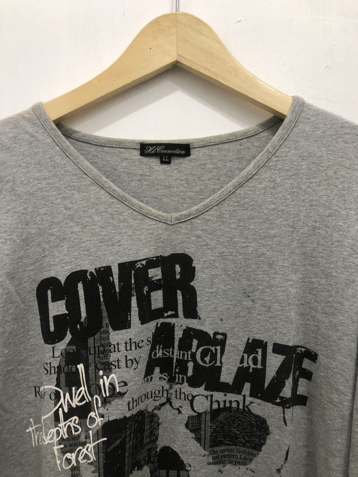 Hysteric Glamour Gothic Poem Skull LongSleeve Rock Punk Style Size US L / EU 52-54 / 3 - 4 Thumbnail