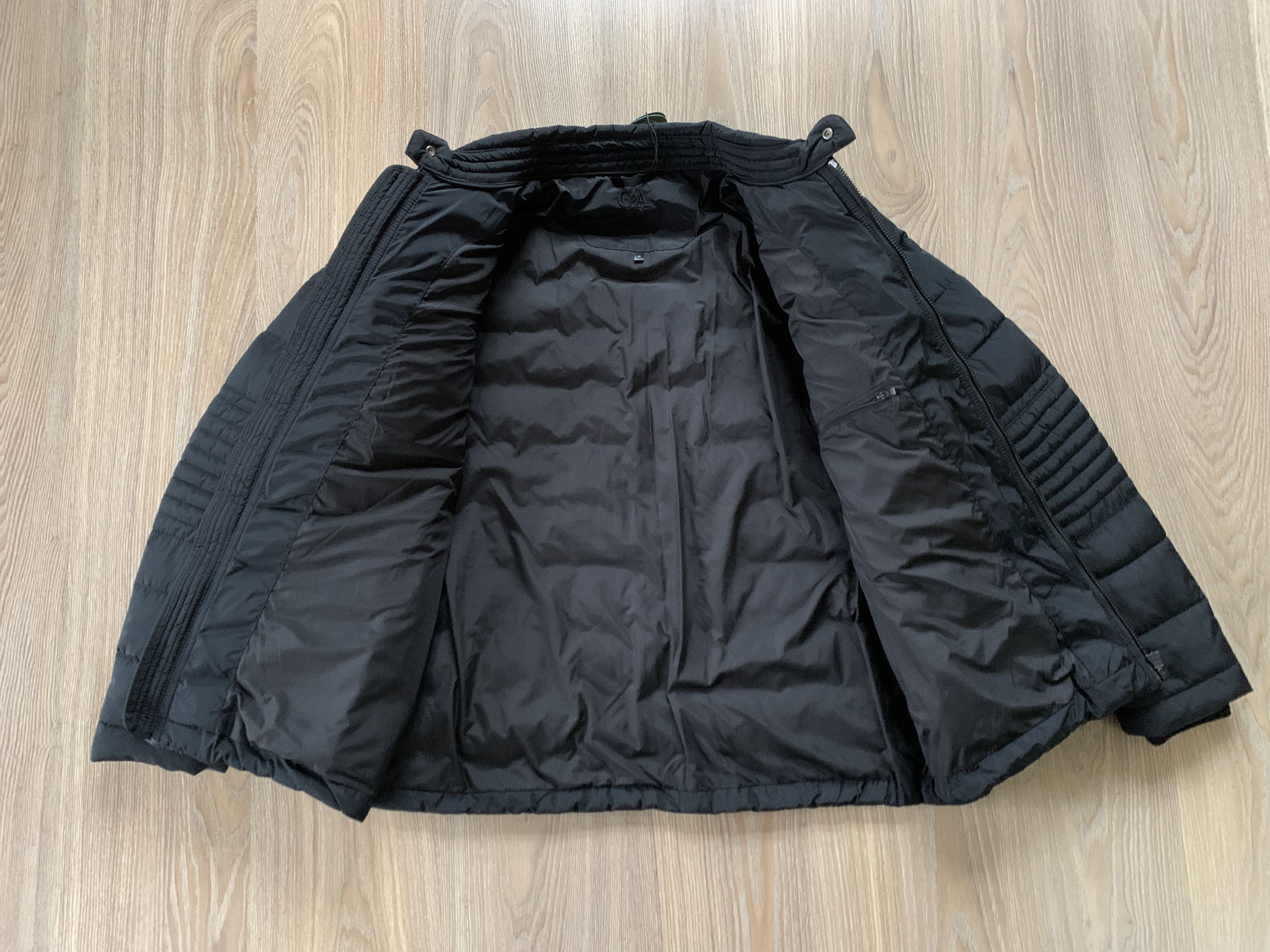 C&A C&A New Black Quilted Jacket Size US XL / EU 56 / 4 - 4 Thumbnail