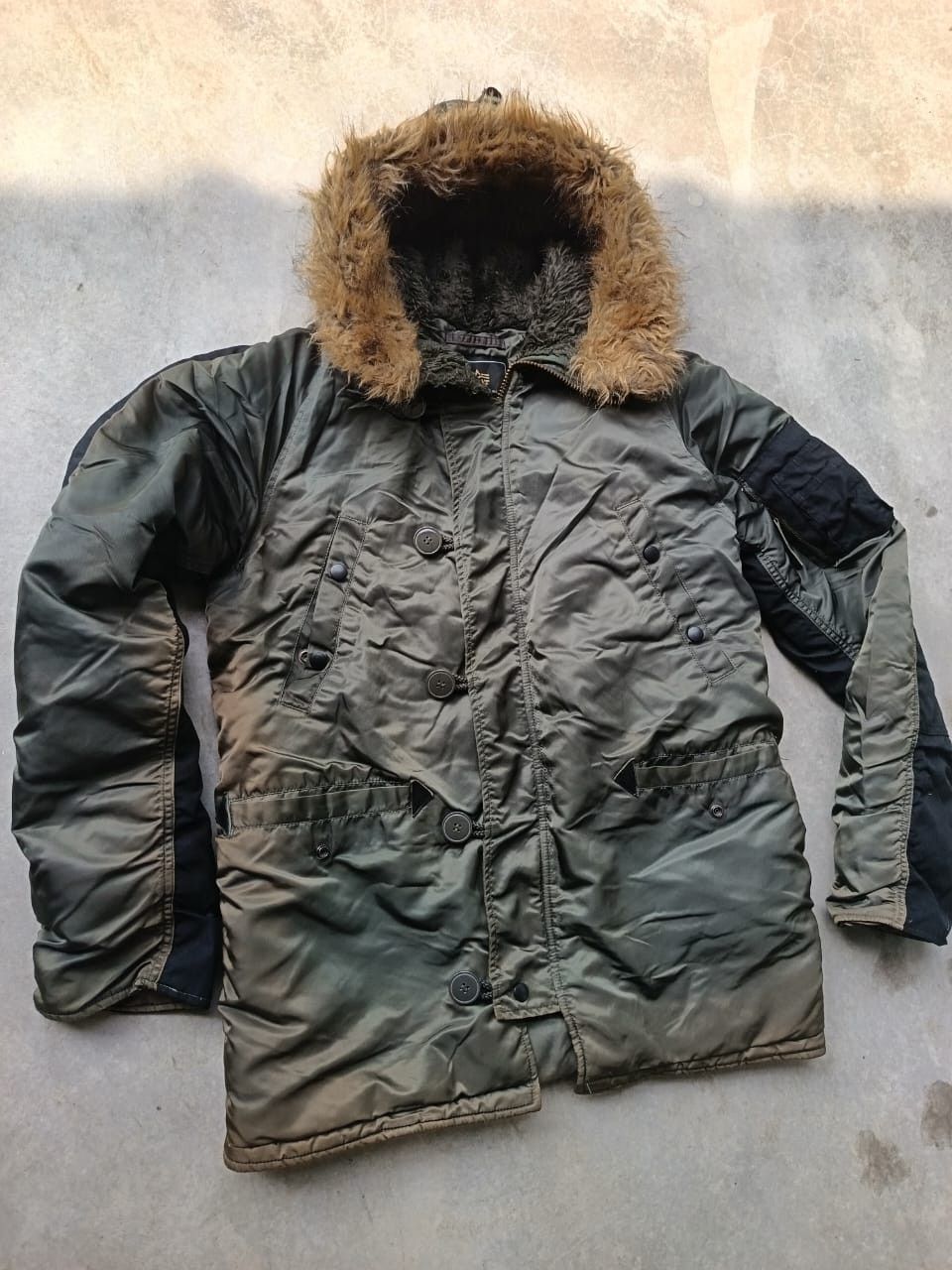 Alpha Industries × Vintage Alpha industries parka winter jacket Size US L / EU 52-54 / 3 - 1 Thumbnail