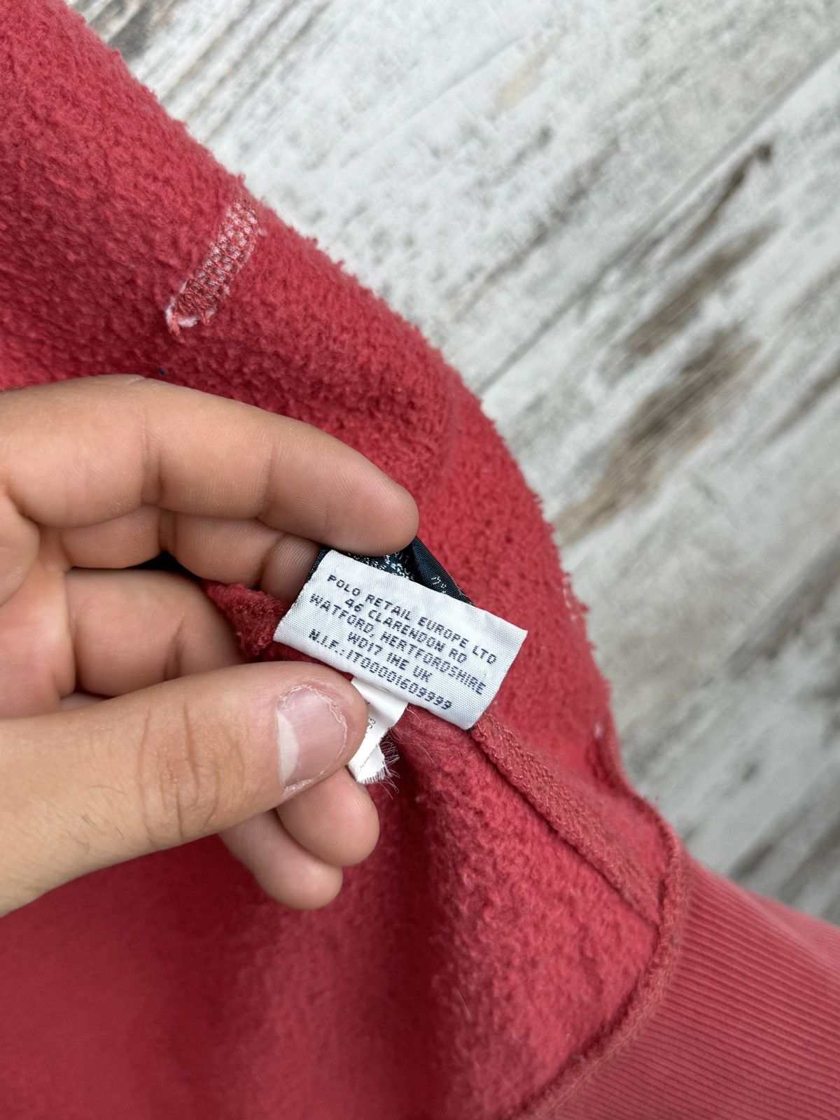 Polo Ralph Lauren Mens Vintage Polo Ralph Lauren zip hoodie pink rare rugby Size US S / EU 44-46 / 1 - 20 Thumbnail