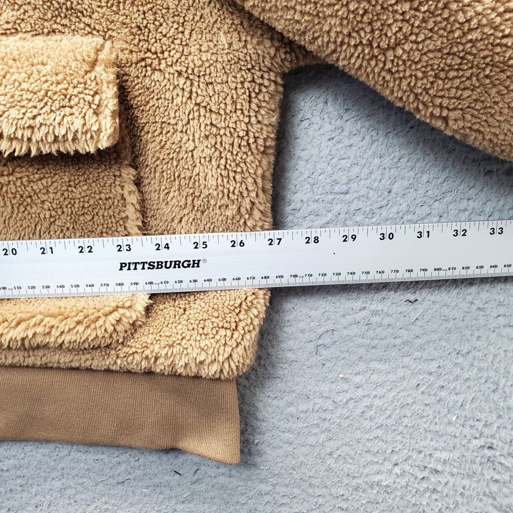 Gap Gap Teddy Bear Jacket Womens XXL Brown Lined Long Sleeve Patch Pocket Full Zip Jacket Size XXL / US 16-18 / IT 52-54 - 4 Thumbnail