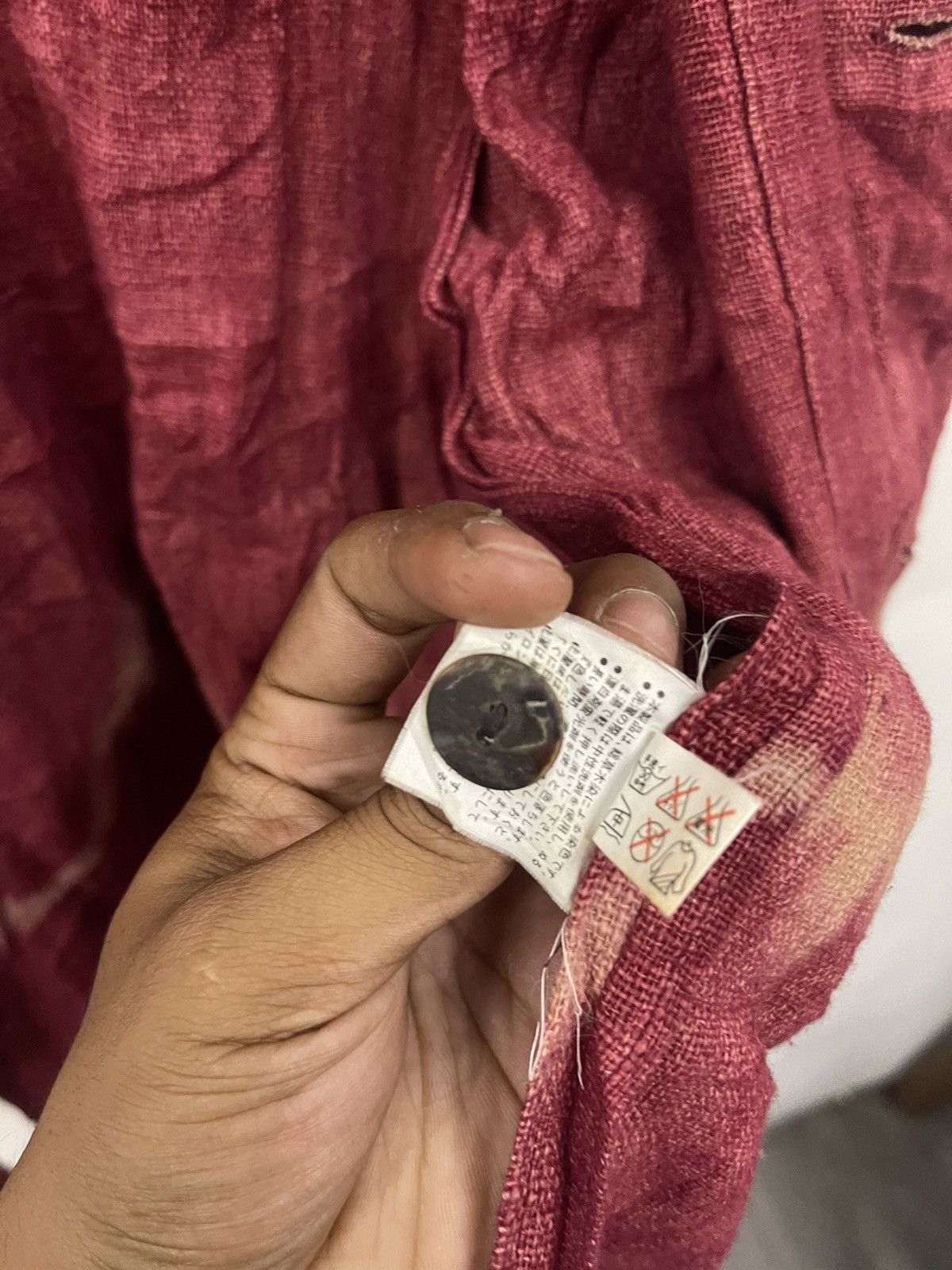 Japanese Brand × Vintage Vintage Japan Plant dyed light jacket with nice design Size US M / EU 48-50 / 2 - 9 Thumbnail