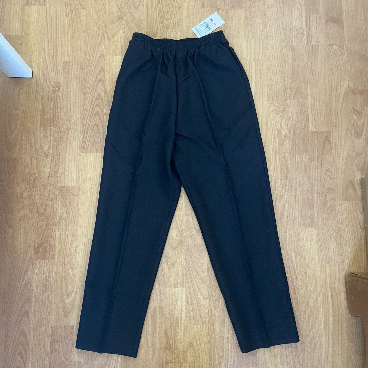 Vintage NWT Alfred Dunner Petite Classic Black Pants Women’s 10P Size 24" / US 00 / IT 34 - 1 Thumbnail
