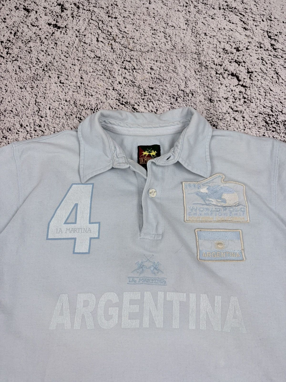 La Martina La Martina Argentina Polo Team World Championship Blue M Size US M / EU 48-50 / 2 - 7 Thumbnail