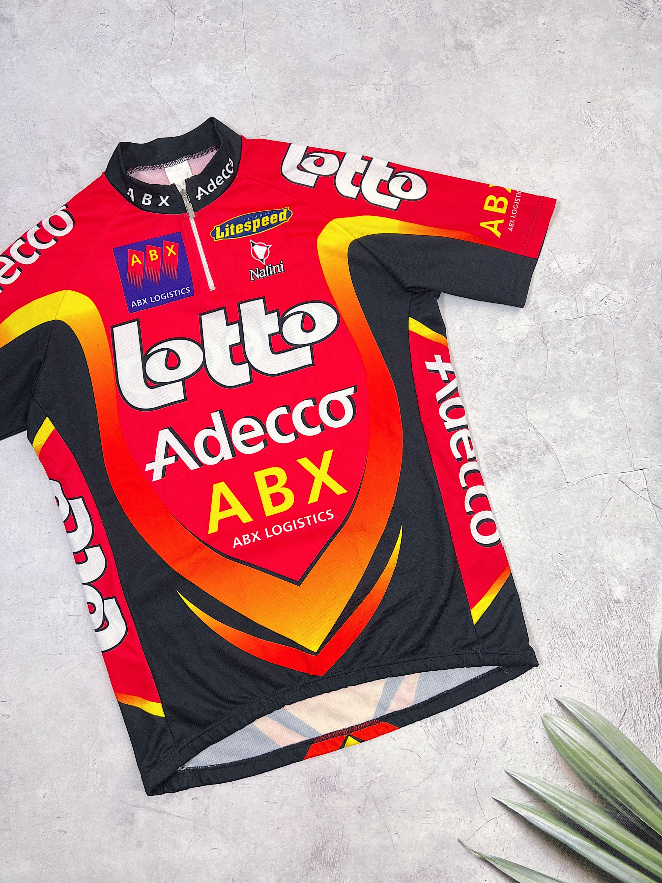 Sports Specialties × Vintage Vintage Nalini Lotto ABX Cycling Jersey Adecco Size US M / EU 48-50 / 2 - 4 Thumbnail