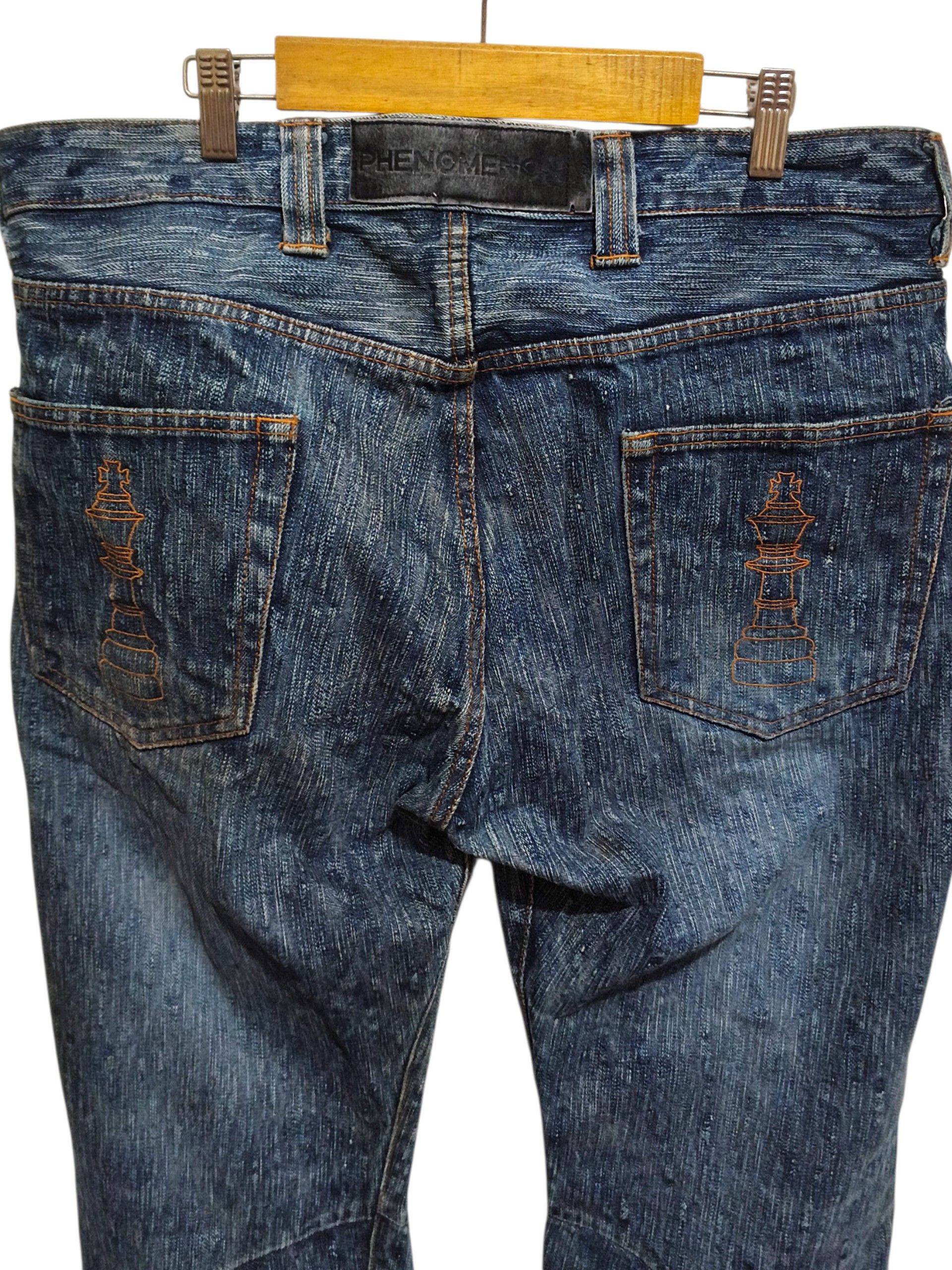 PHENOMENON Vintage 00s Phenomenon Illmatic Distressed Denim Pants Size US 34 / EU 50 - 4 Thumbnail