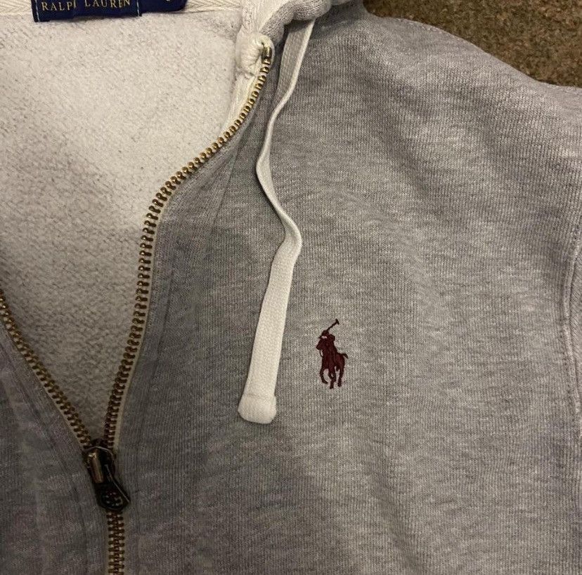 Polo Ralph Lauren Ralph lauren grey zip up hoodie Size US S / EU 44-46 / 1 - 2 Thumbnail