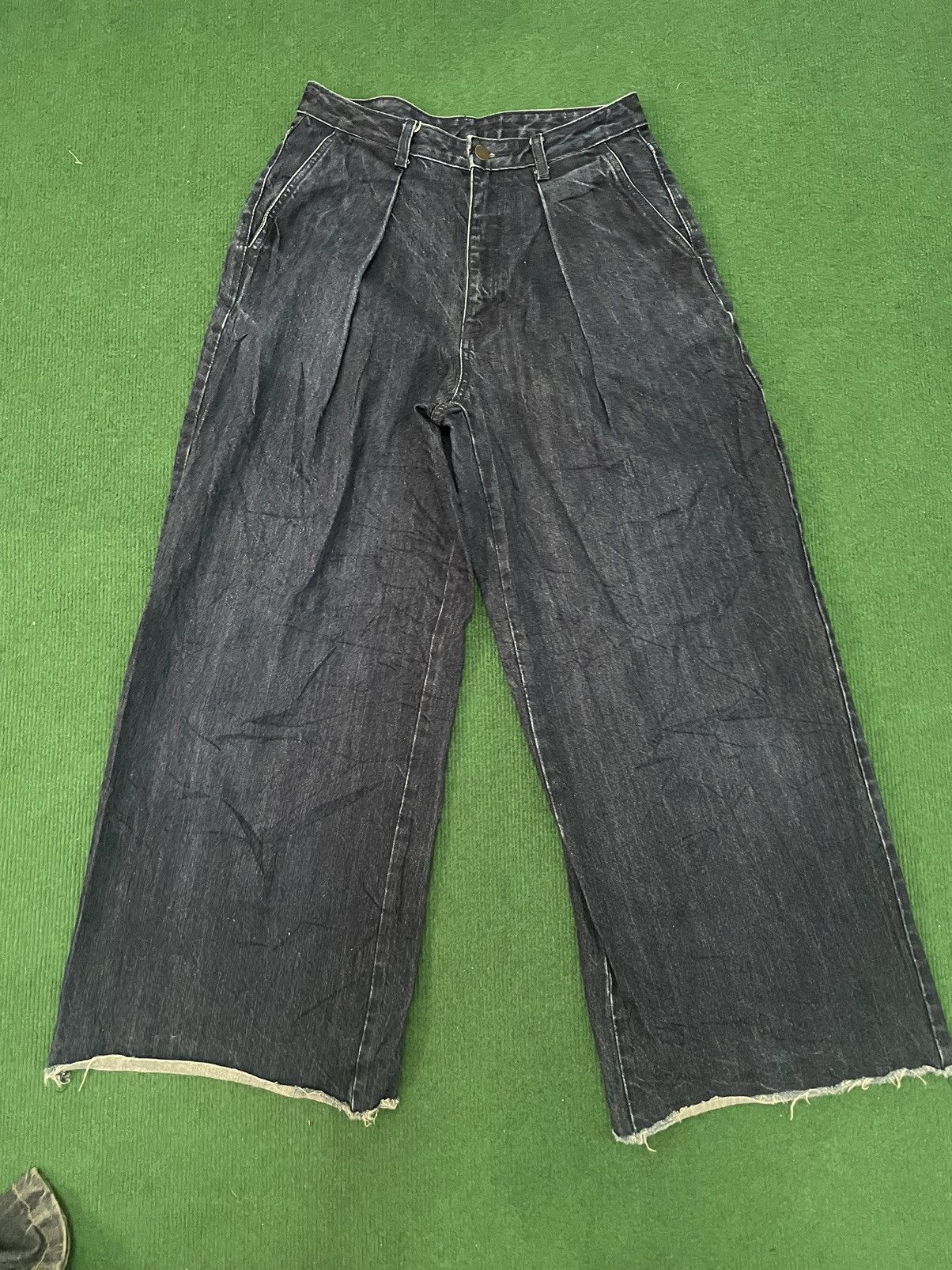If Six Was Nine × Japanese Brand Japanese GU Baggy Wide Leg Jeans Size US 30 / EU 46 - 1 Thumbnail