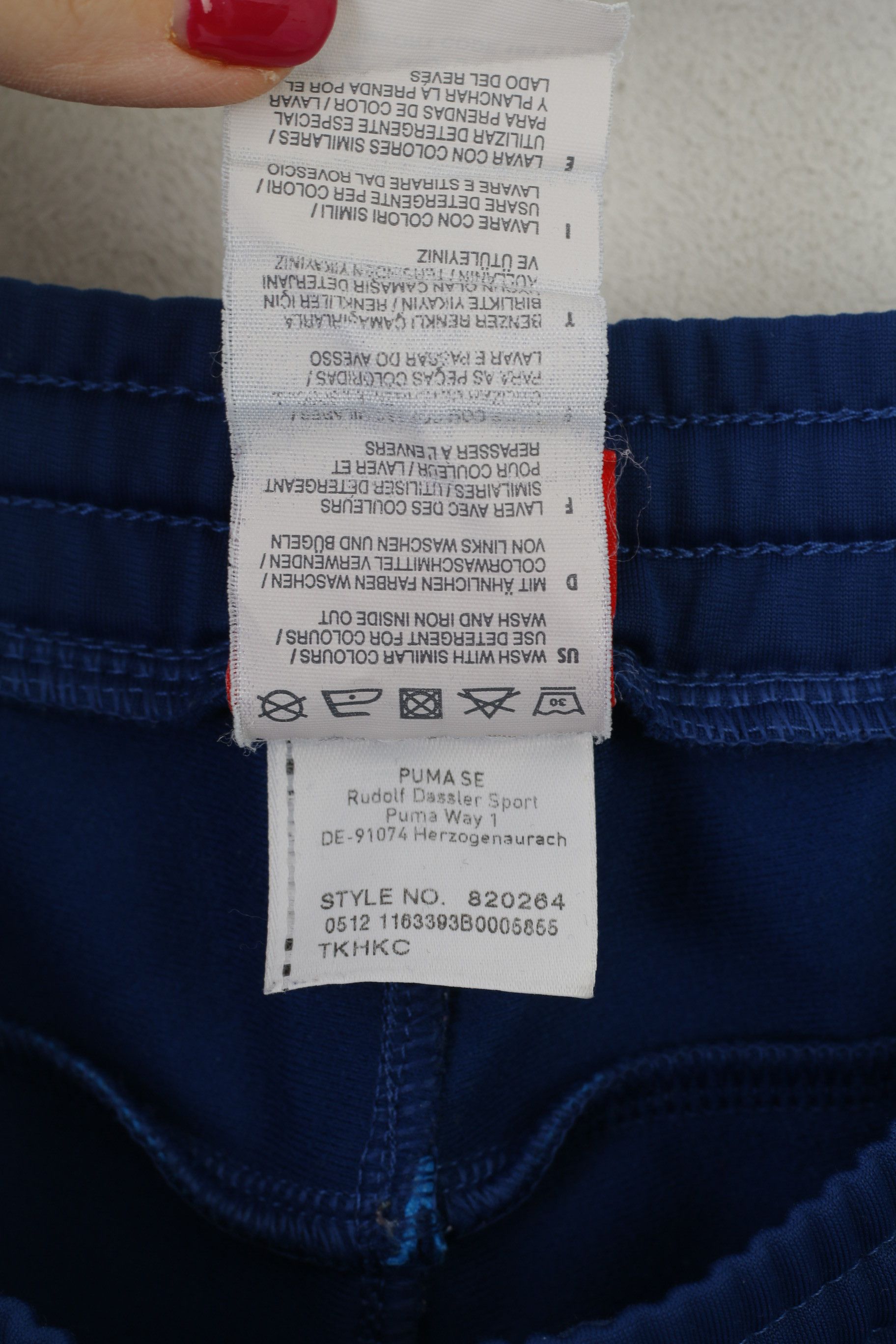 Puma Puma Men M Sweatpants Navy Shiny Retro 6168 Size US 32 / EU 48 - 5 Thumbnail