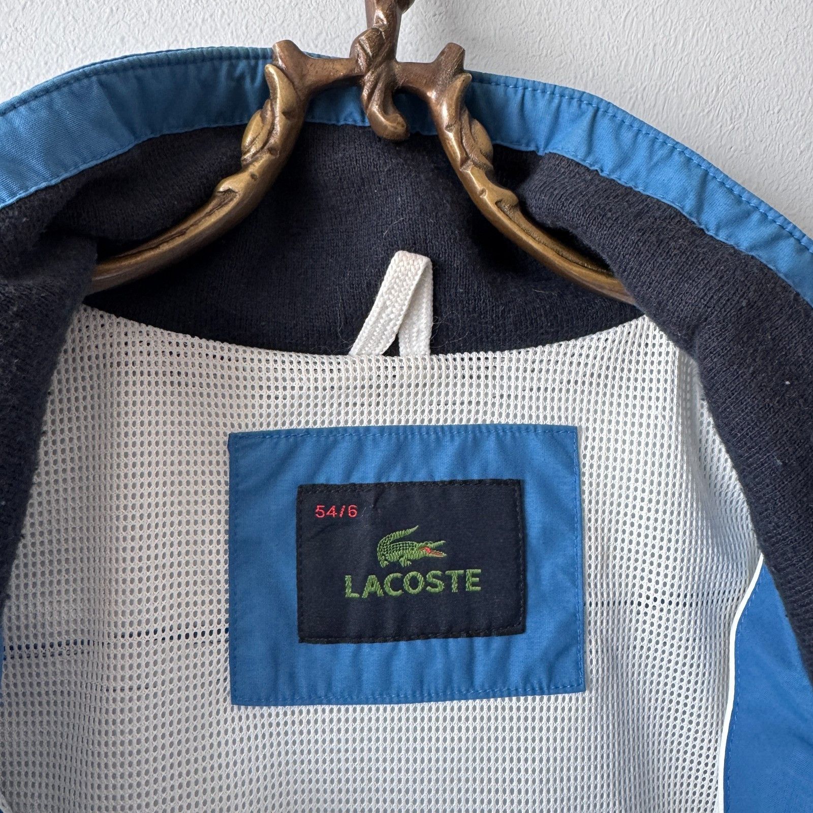 Lacoste Lacoste Vintage 00s Zip Jacket Blue Sample Metal Logo Size US L / EU 52-54 / 3 - 10 Thumbnail