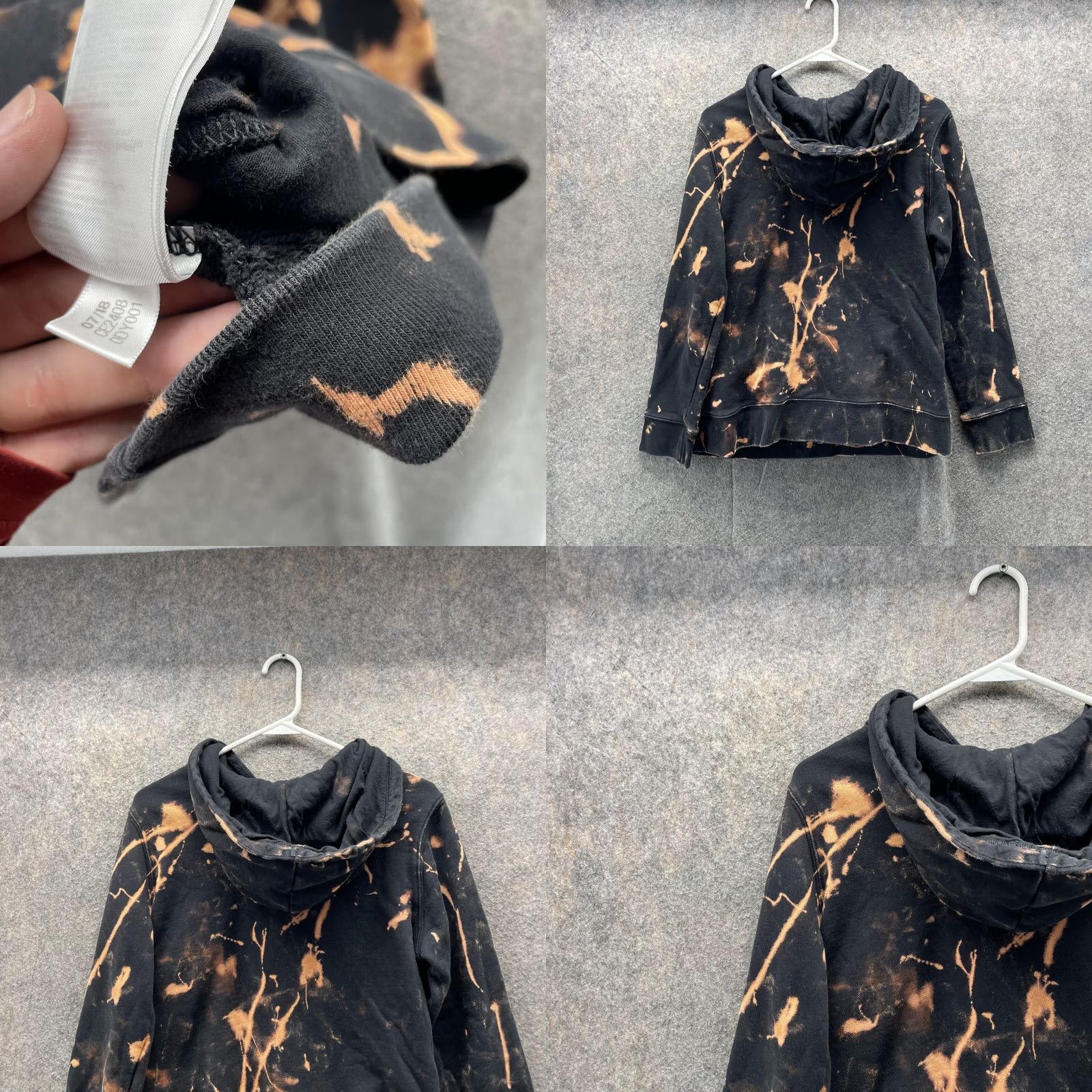 Adidas VINTAGE adidas Sweater Women Small Hoodie Pullover Black Orange Trefoil Casual Knit Fleece Pullover Logo Long Sleeve Size S / US 4 / IT 40 - 9 Thumbnail