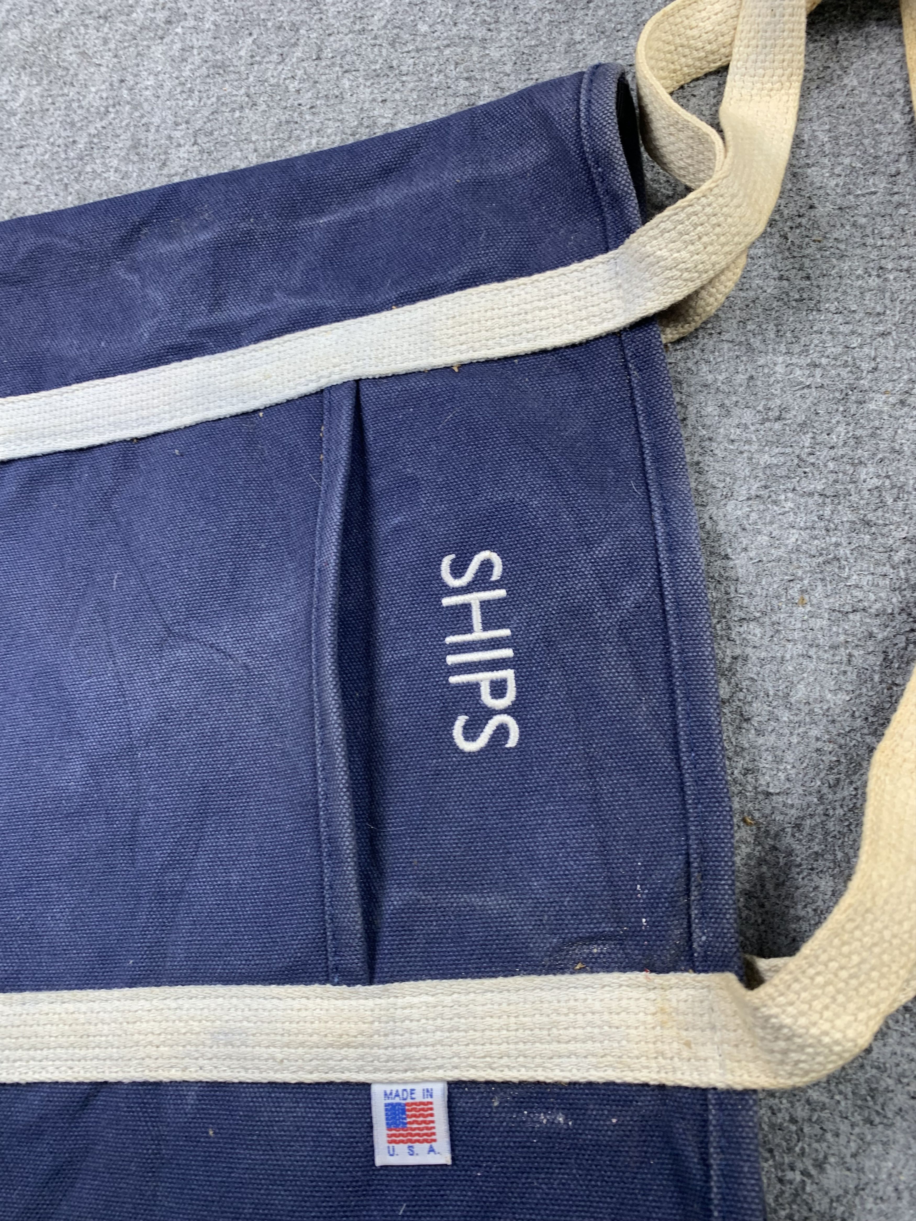 SHIPS Vintage Ships Made In USA Canvas Totebag BG0101 Size ONE SIZE - 6 Thumbnail