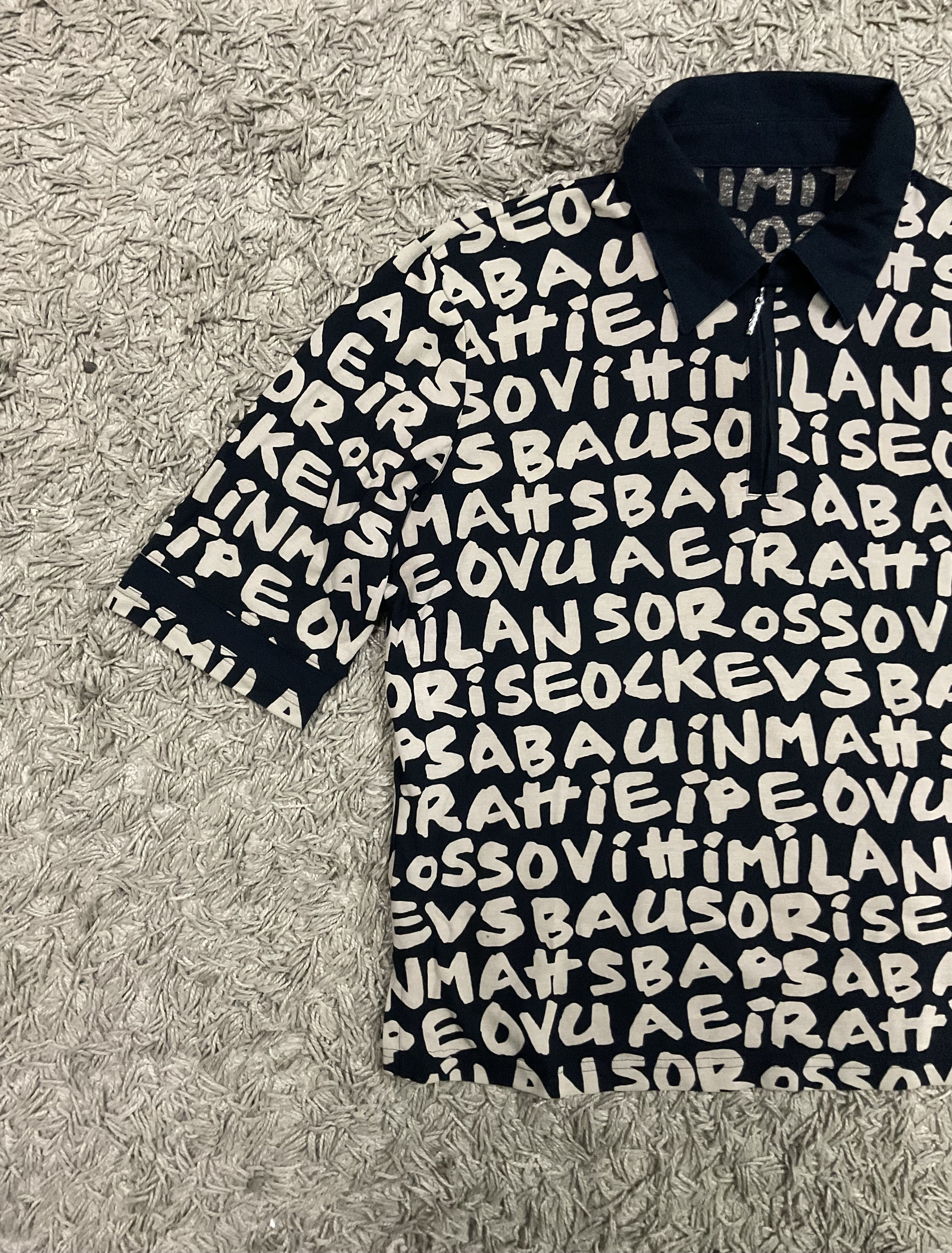 Japanese Brand Vintage Japanese Brand/Designer Alphabet shirts Size US M / EU 48-50 / 2 - 2 Thumbnail