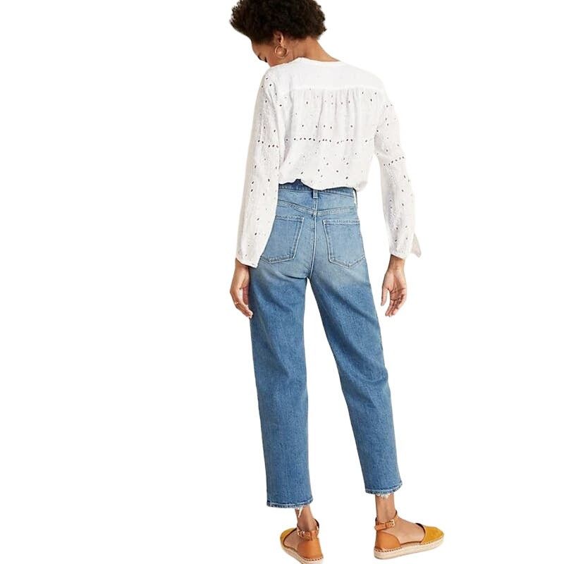 Old Navy Old Navy High Rise Loose Relax Daphne Jeans Size 18 Size 40" / US 18 - 2 Thumbnail
