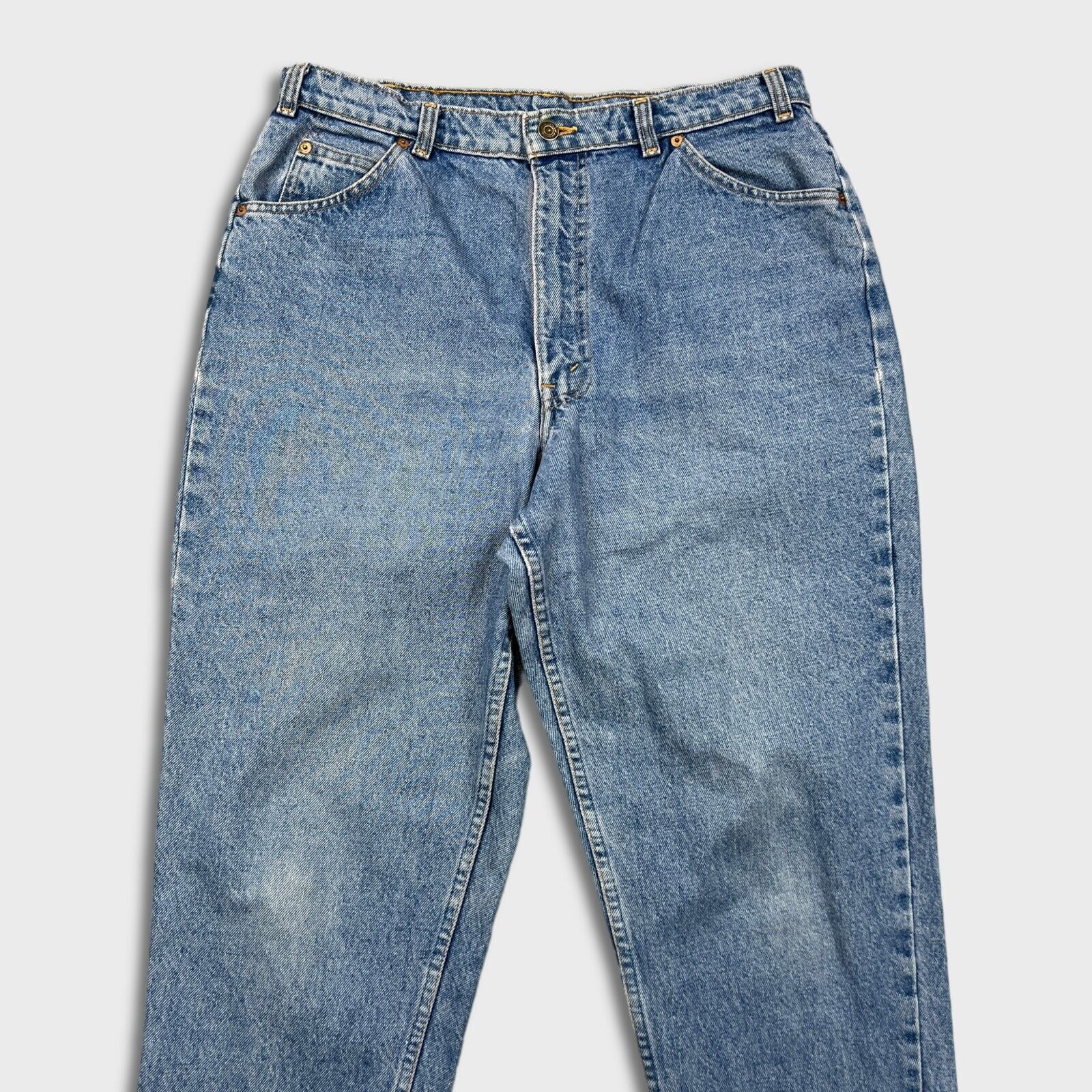 Levi's × Vintage Levi's Jeans34x29 Baggy Tapered Light Wash 90s Denim Pants Size US 34 / EU 50 - 2 Thumbnail