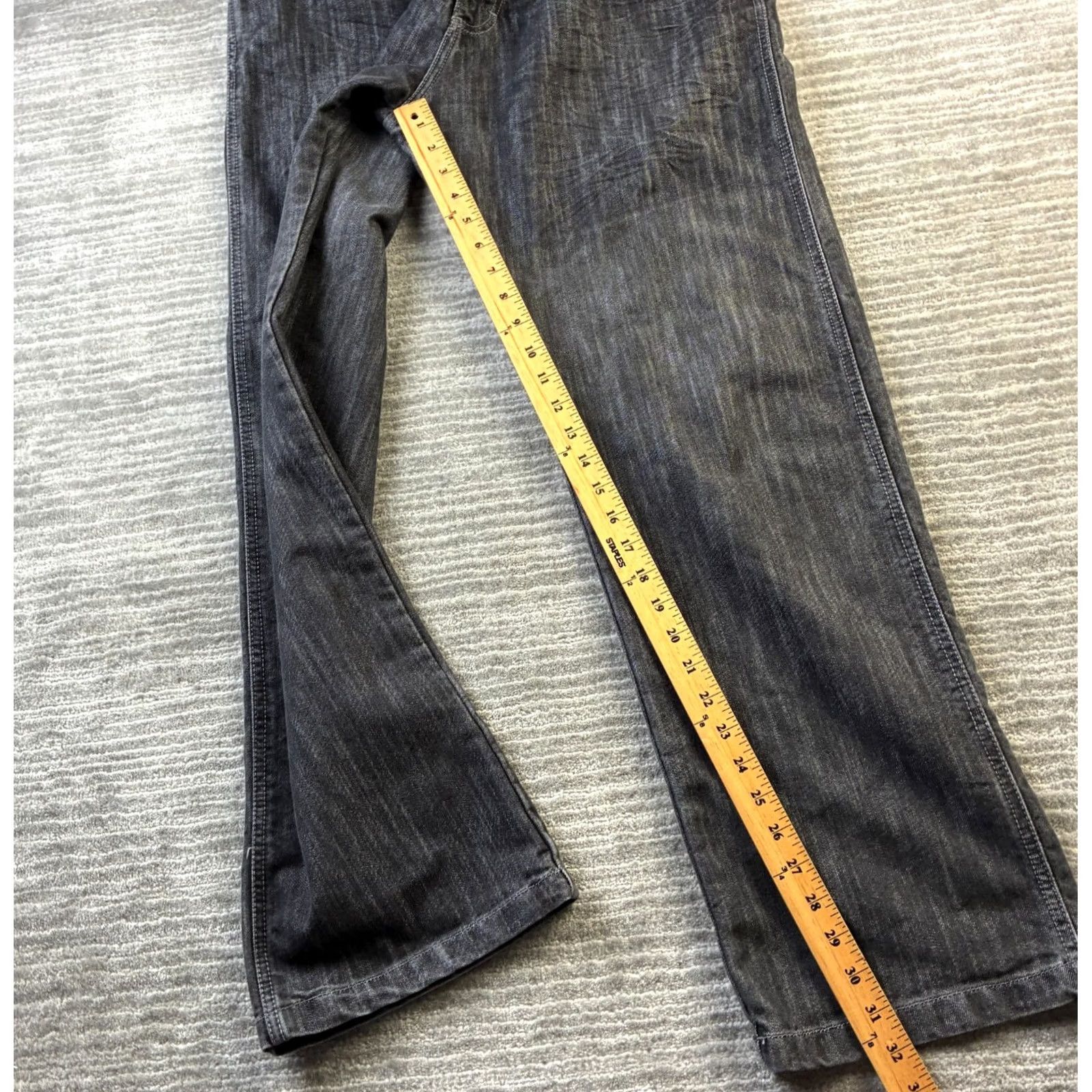 Southpole VINTAGE Southpole Jeans Mens 38 Black Denim Pants Y2K Baggy Yellow Tab Size US 38 / EU 54 - 7 Thumbnail