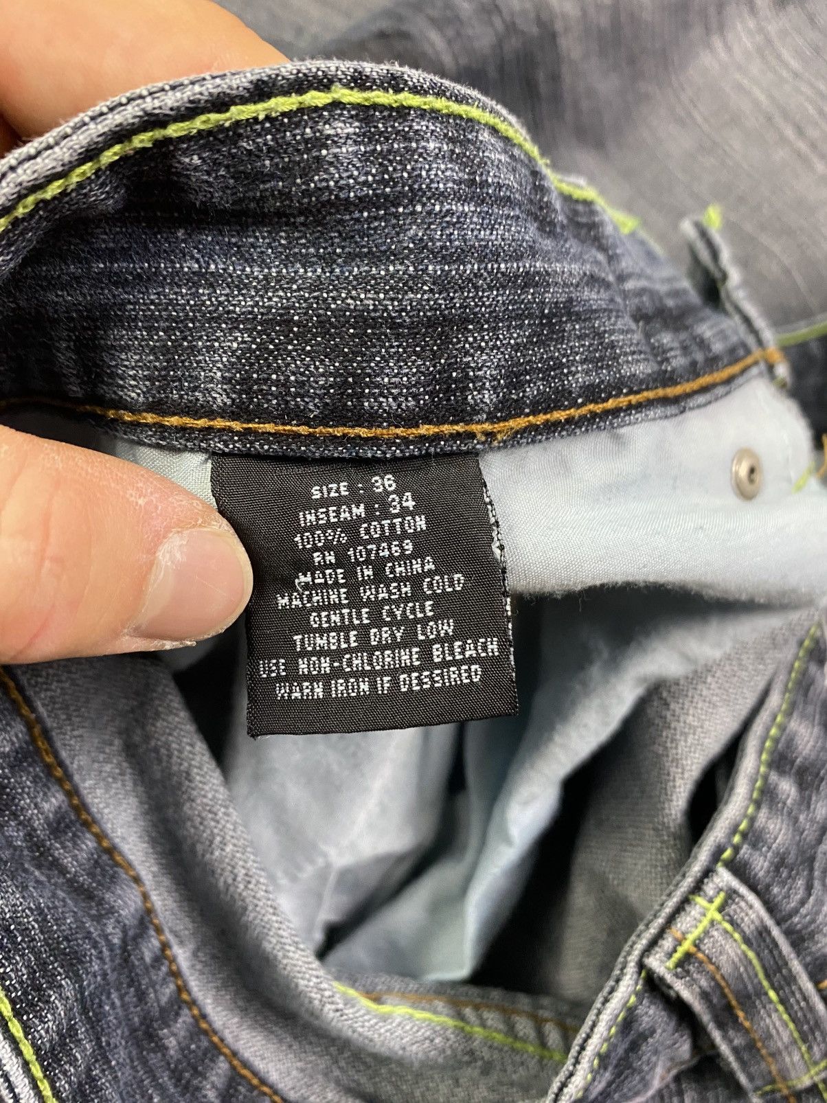 JNCO Indigo 30 vintage denim jeans jnco southpole dragon skate Size US 36 / EU 52 - 10 Thumbnail