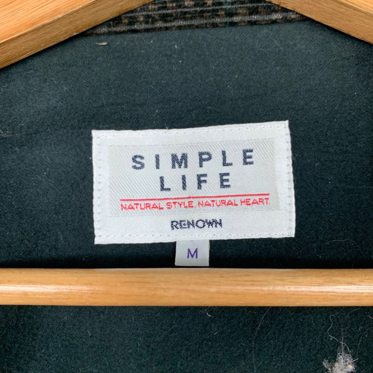 Japanese Brand 90’s SIMPLE LIFE Japan Work Casual Flannel Jacket #2289-C102 Size US M / EU 48-50 / 2 - 15 Thumbnail