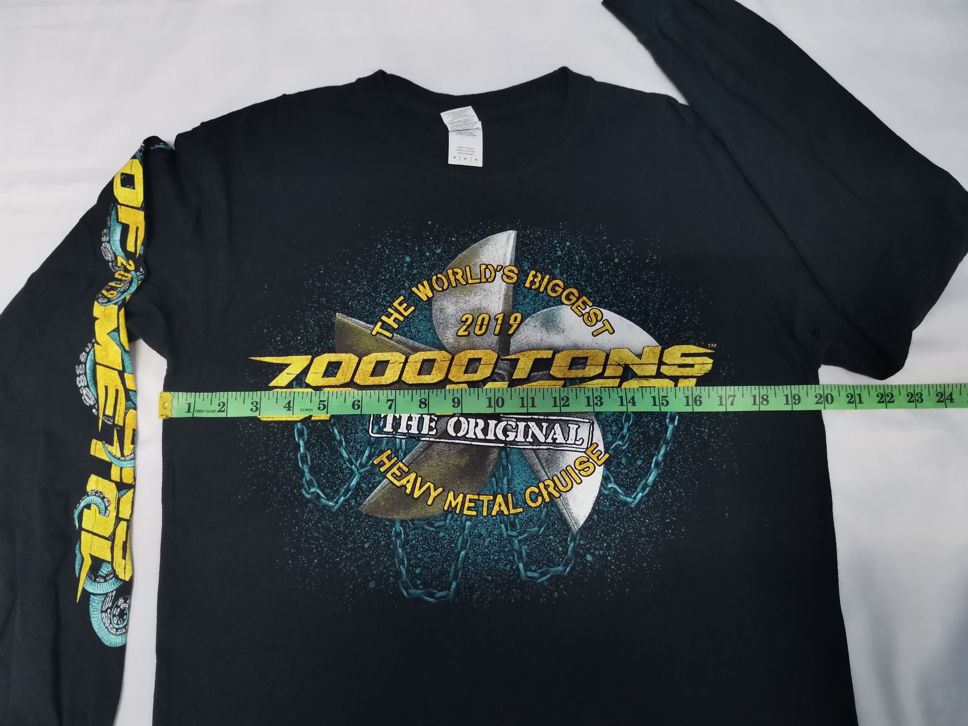 Band Tees Rare 70000 Tons Of Metal Heavy Nile Soulfly Napalm Death Size US M / EU 48-50 / 2 - 7 Thumbnail