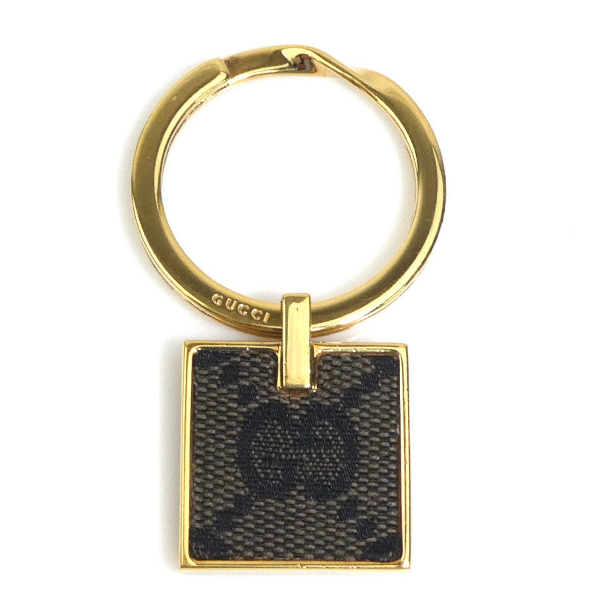 Gucci Gucci Charm Keyring Metal Gold Men's Women's h32198a Size ONE SIZE - 1 Thumbnail