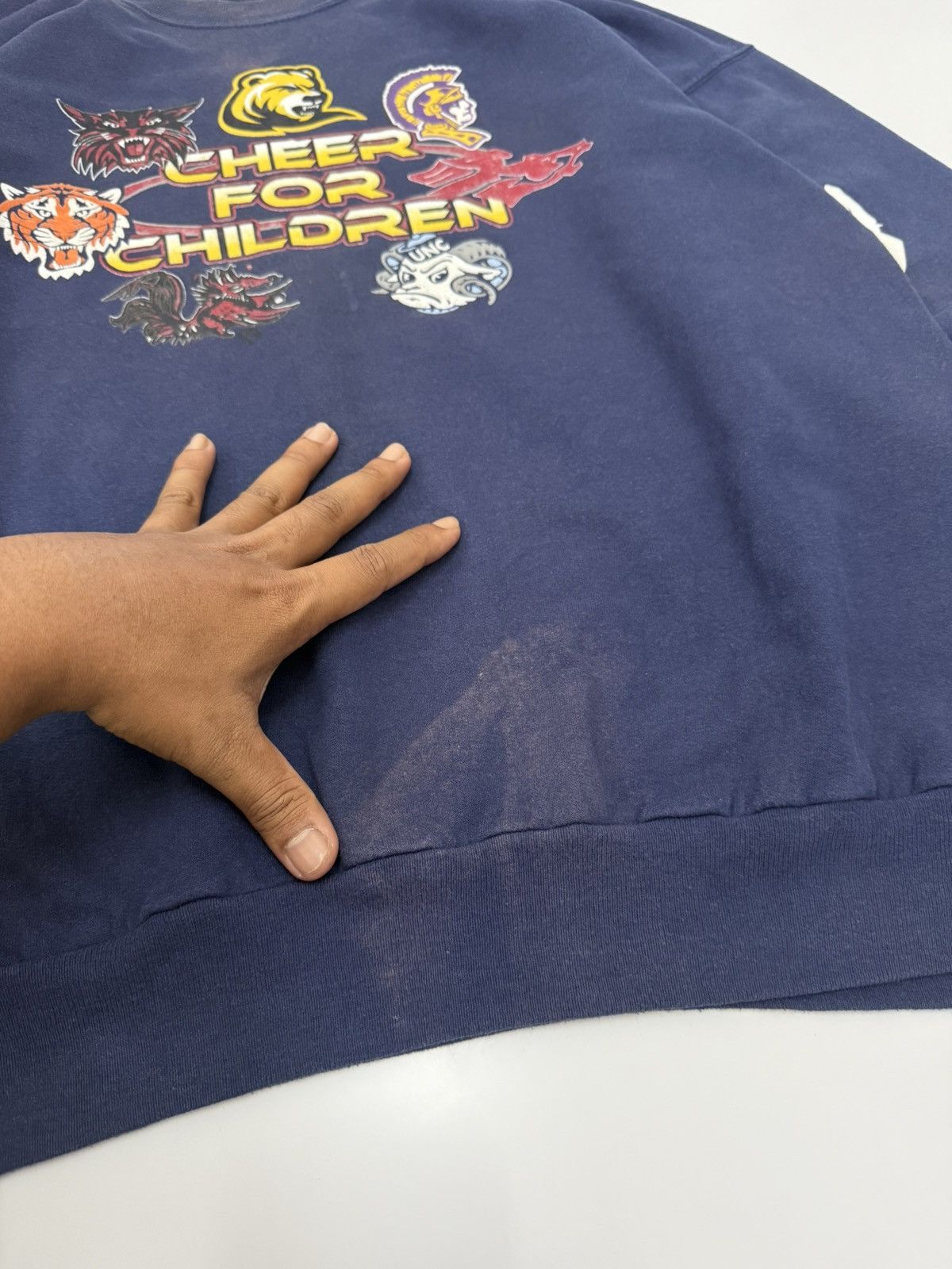 Other 🔥 Cheer for Children Cheerleading Graphic Faded Distressed Size US L / EU 52-54 / 3 - 4 Thumbnail