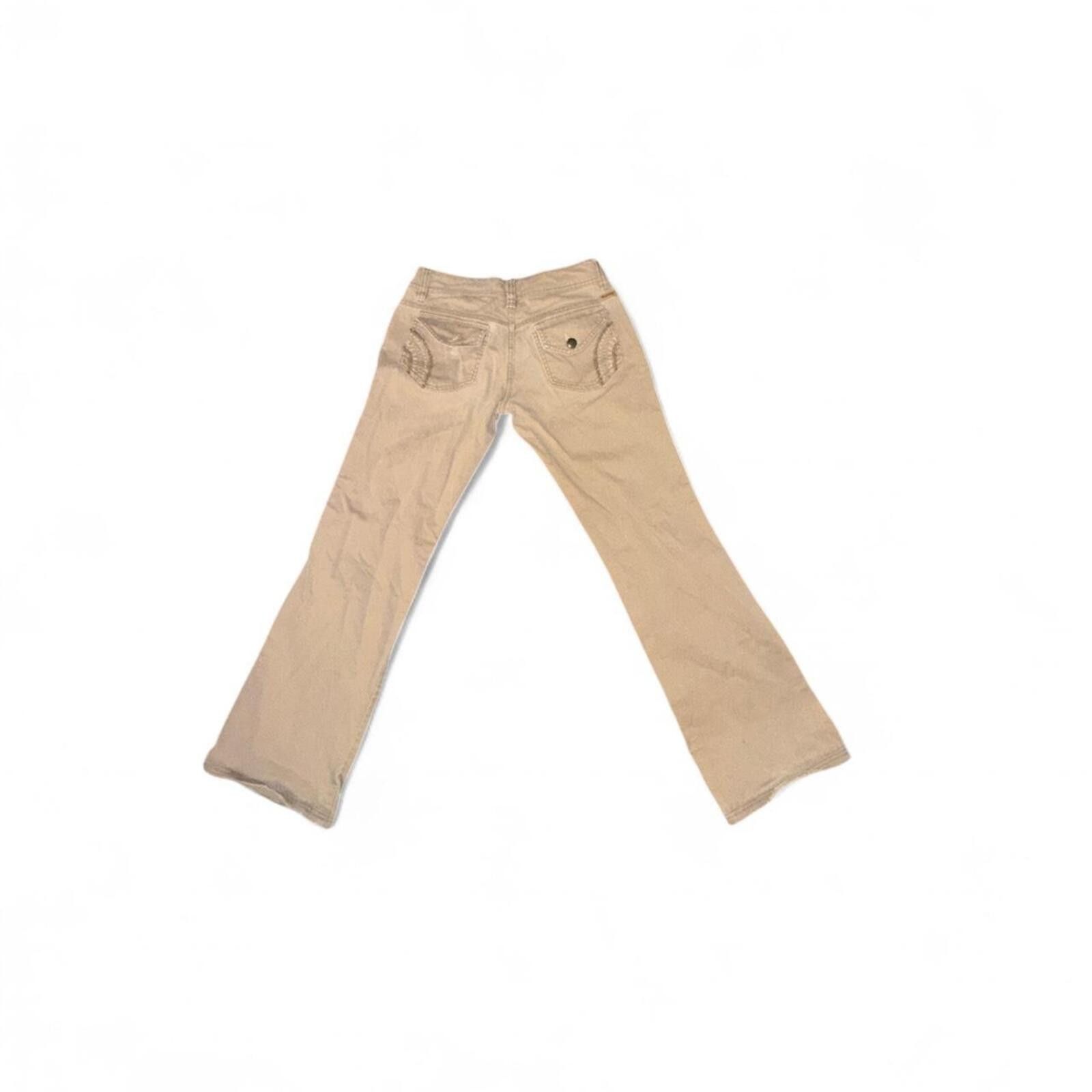 UNIONBAY Vintage Y2K Unionbay low-rise beige flare pants 🤎 Size 25" / US 0 / IT 36 - 3 Thumbnail