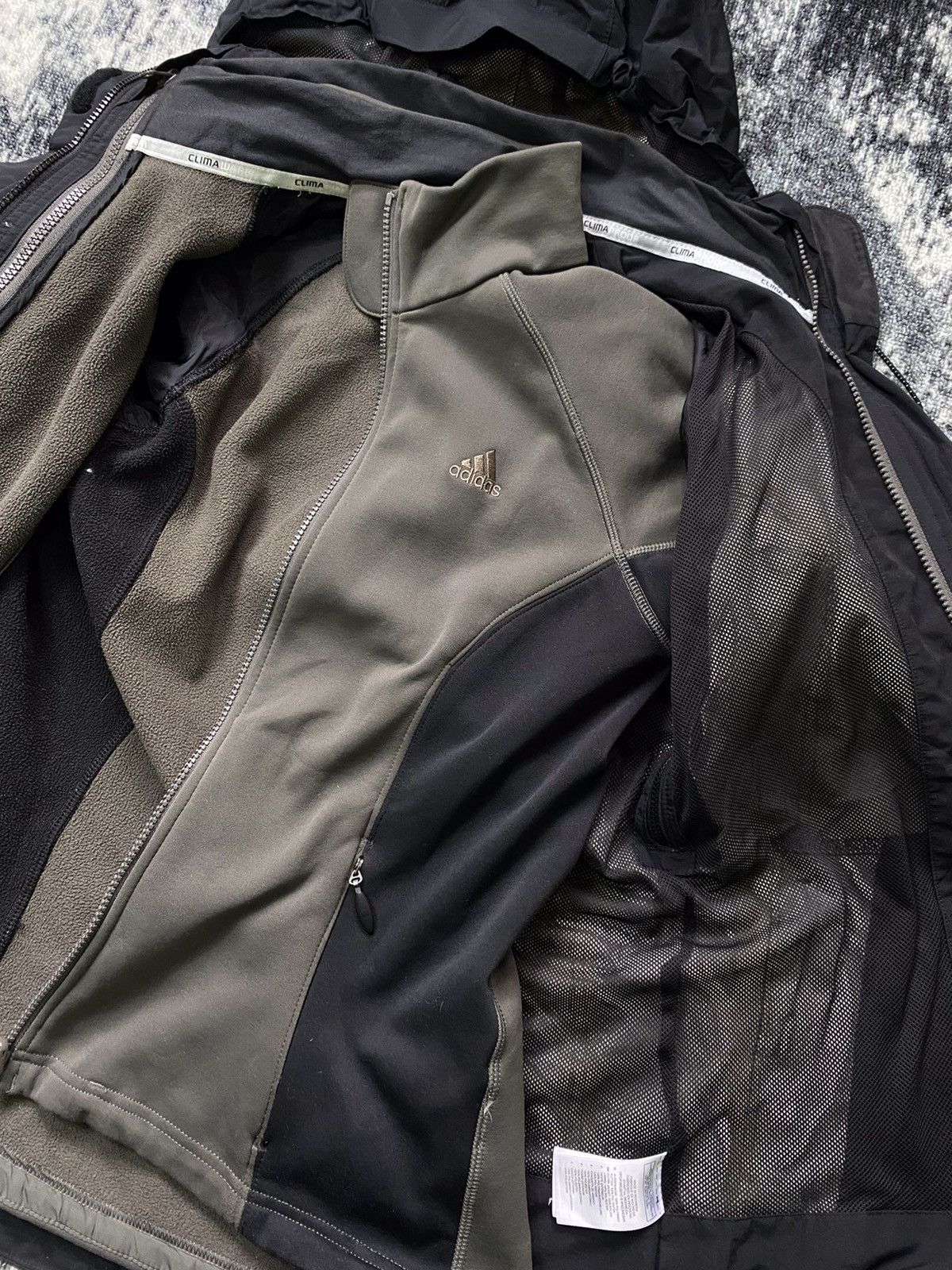 Vintage Vintage Adidas Outdoor Jacket Black Clima Proof Lining 90s Size M / US 6-8 / IT 42-44 - 10 Thumbnail