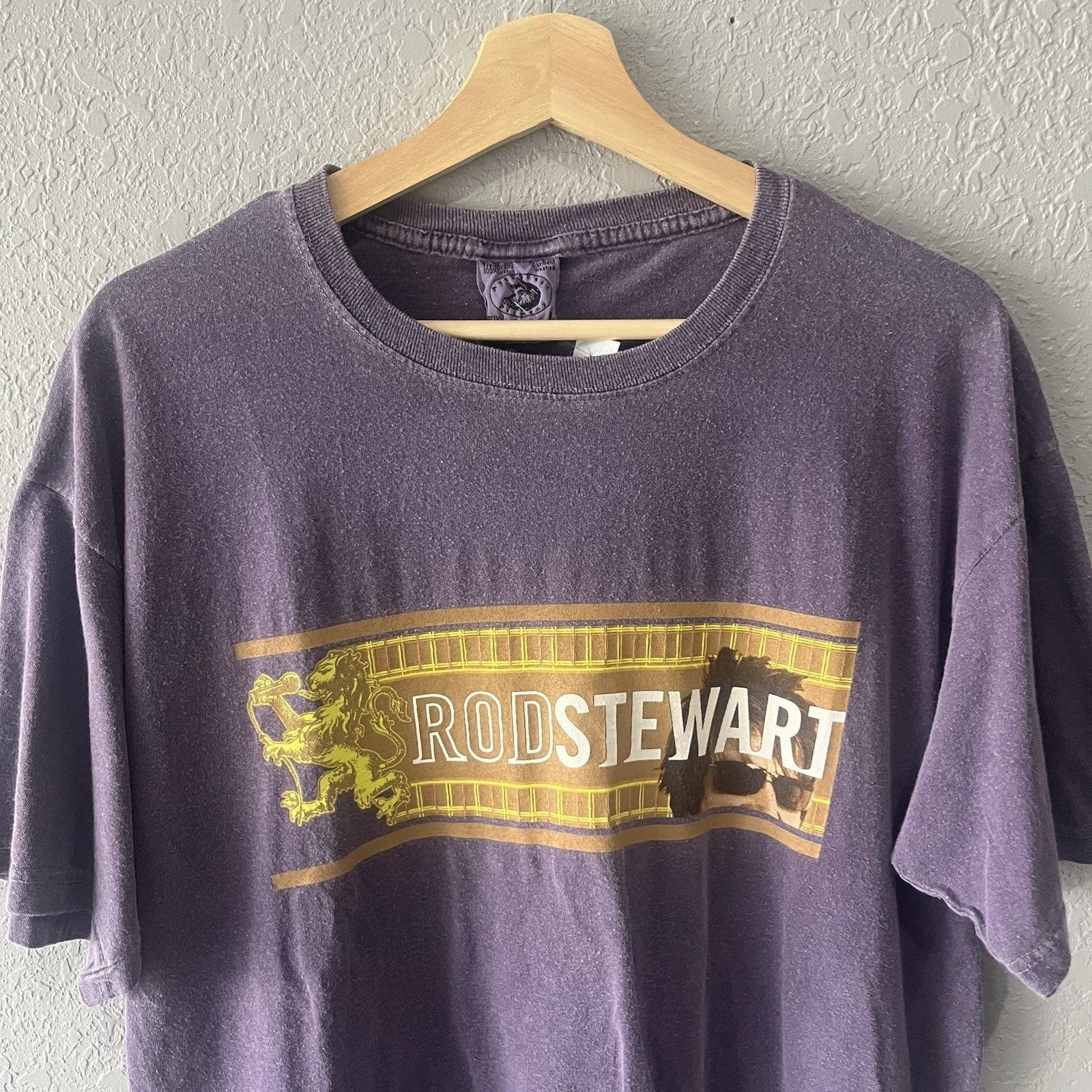 Anvil Vintage Purple Ron Stewart Music Tshirt Mens Large Minimal B Size US L / EU 52-54 / 3 - 2 Thumbnail
