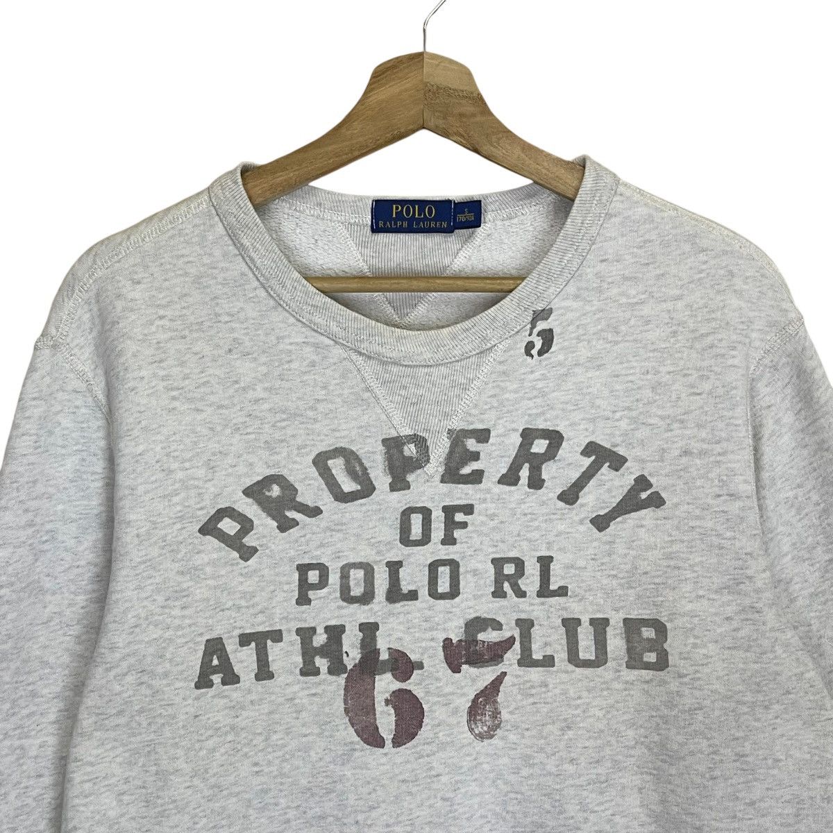 Polo Ralph Lauren × Ralph Lauren Polo Ralph Lauren Property of Polo RL Crewneck Sweatshirt Size US S / EU 44-46 / 1 - 4 Thumbnail