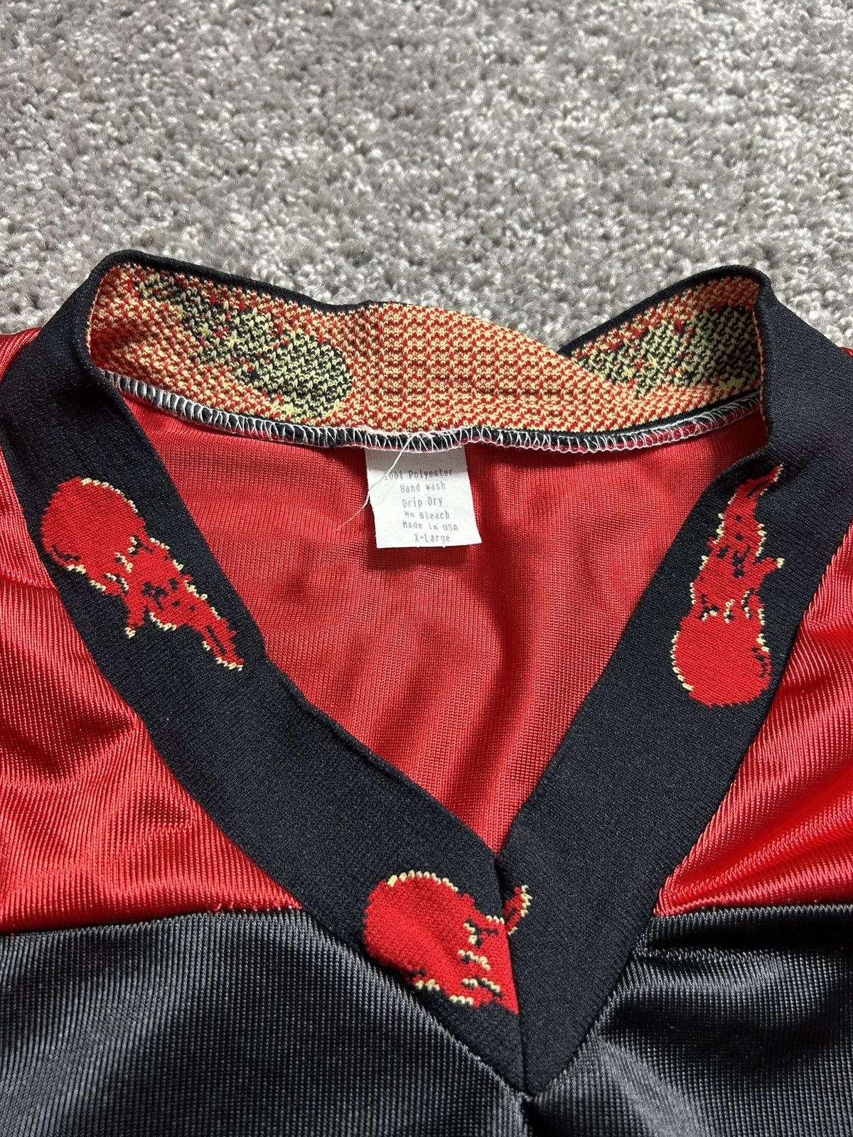 NHL × Vintage Vintage 60s/70s Tri-Tone Flaming Hockey Jersey Size US XL / EU 56 / 4 - 5 Thumbnail