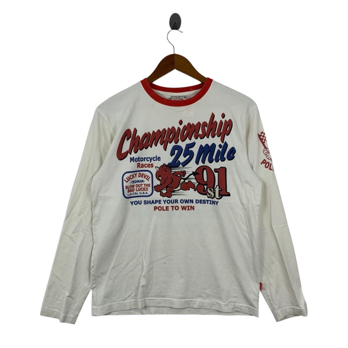 Tedman TEDMAN Ted Company Motorcycle Races Lucky Devil TShirt Size US M / EU 48-50 / 2 - 1 Thumbnail