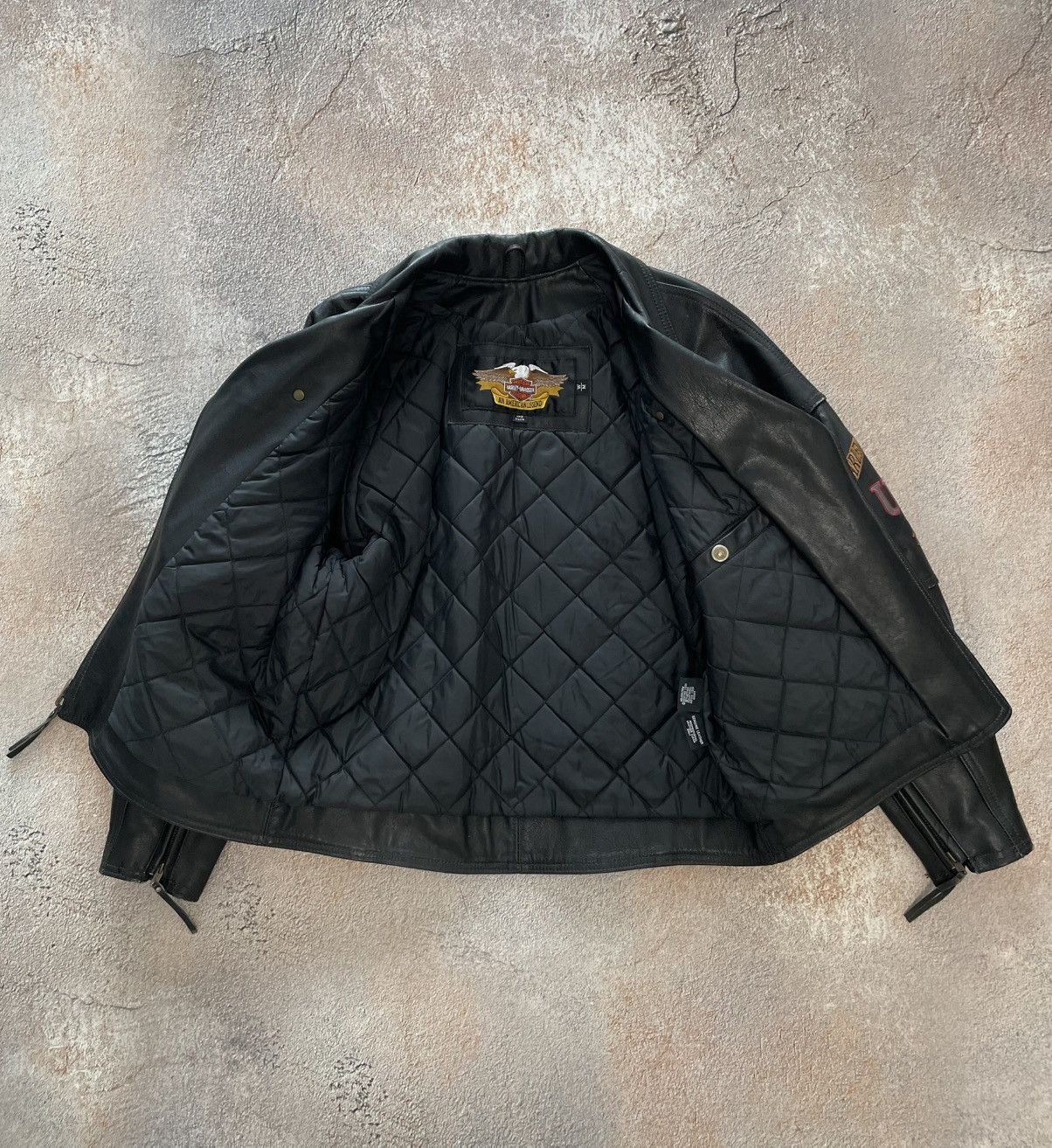 Harley Davidson Harley Davidson USA Harley Owners Group Leather Jacket Size M / US 6-8 / IT 42-44 - 9 Thumbnail